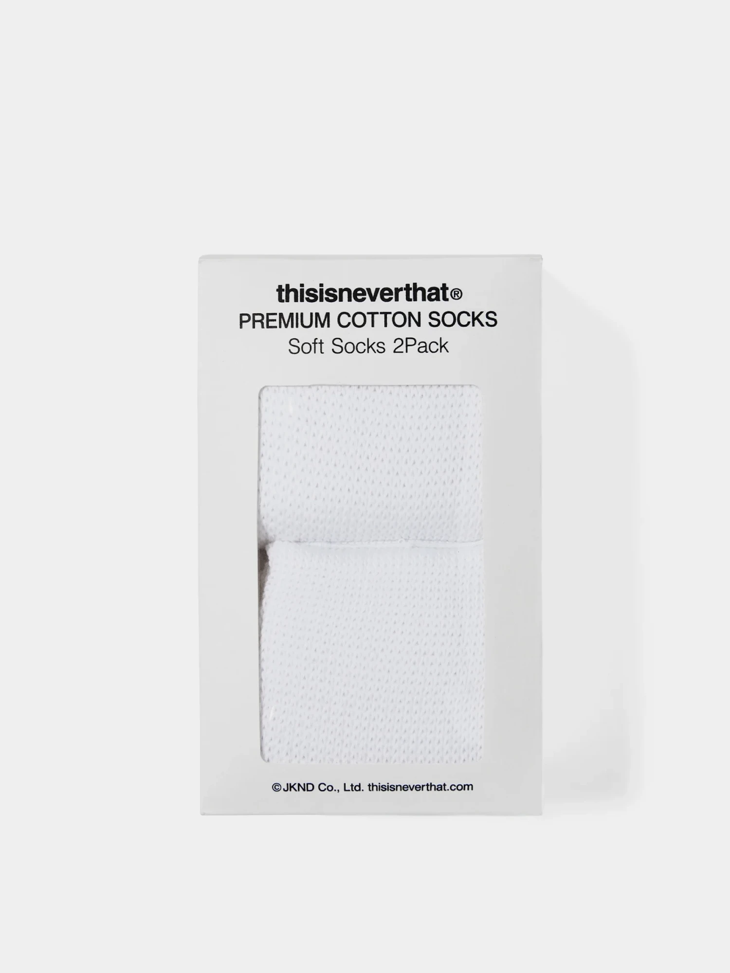 Носки thisisneverthat Soft Socks 2Pack White