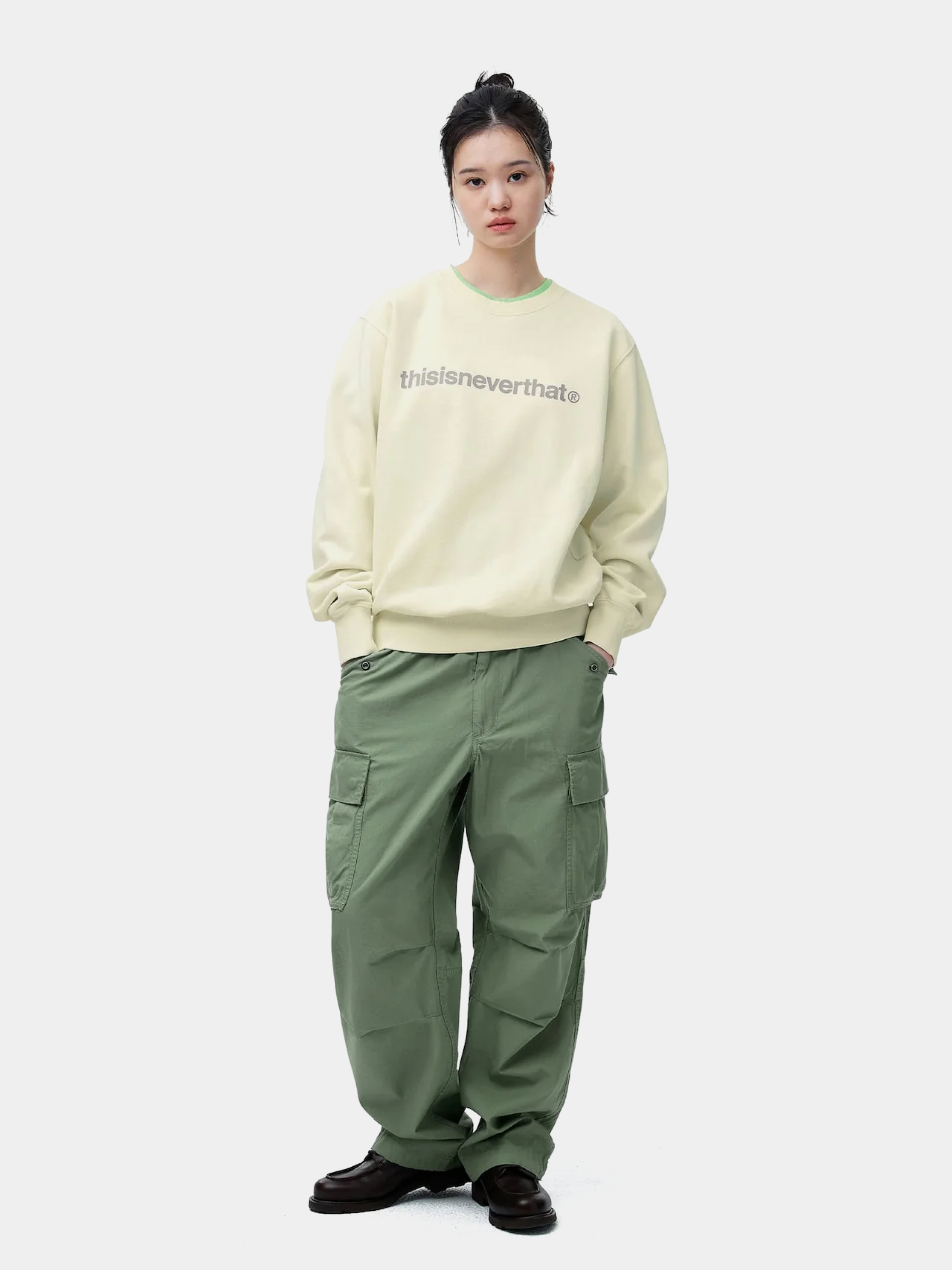 Брюки thisisneverthat Cargo Pant Sage