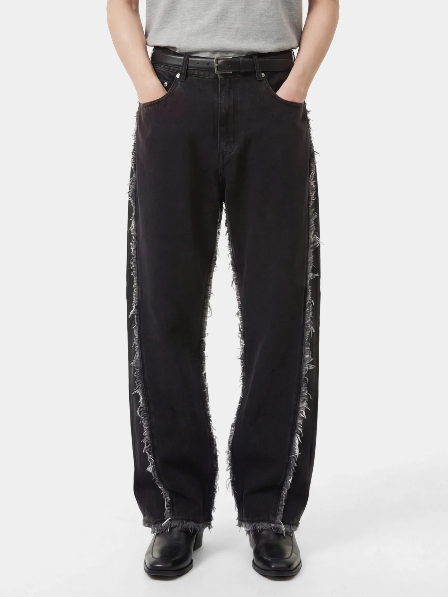 Джинсы lorenz Nico Fringe Washed Black