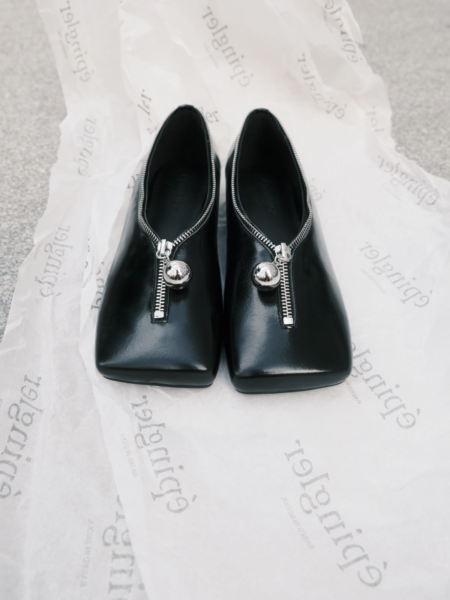 Женские туфли EPINGLER Silver Ball Toe Black
