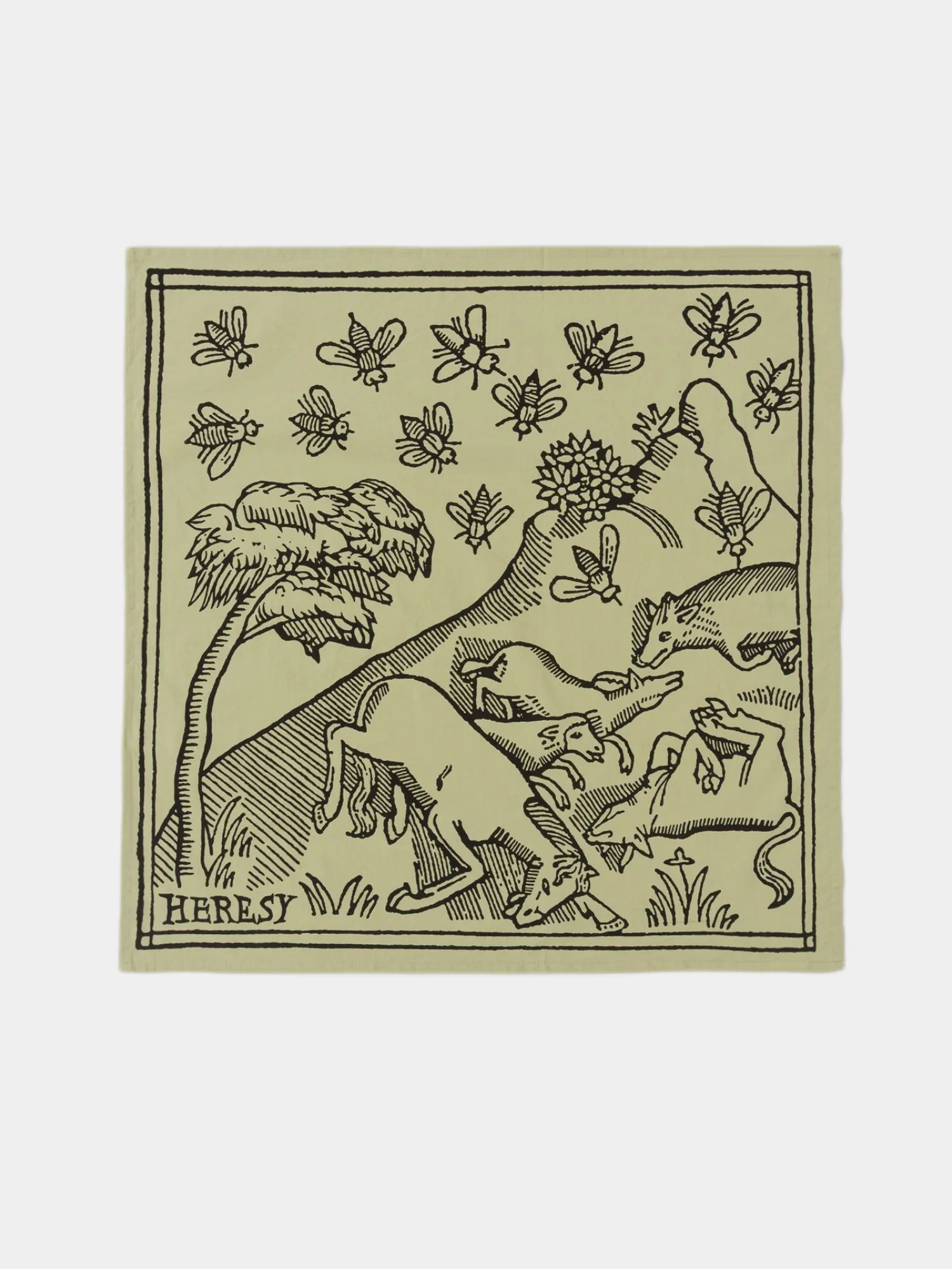 Платок Heresy Plague Scarf Green