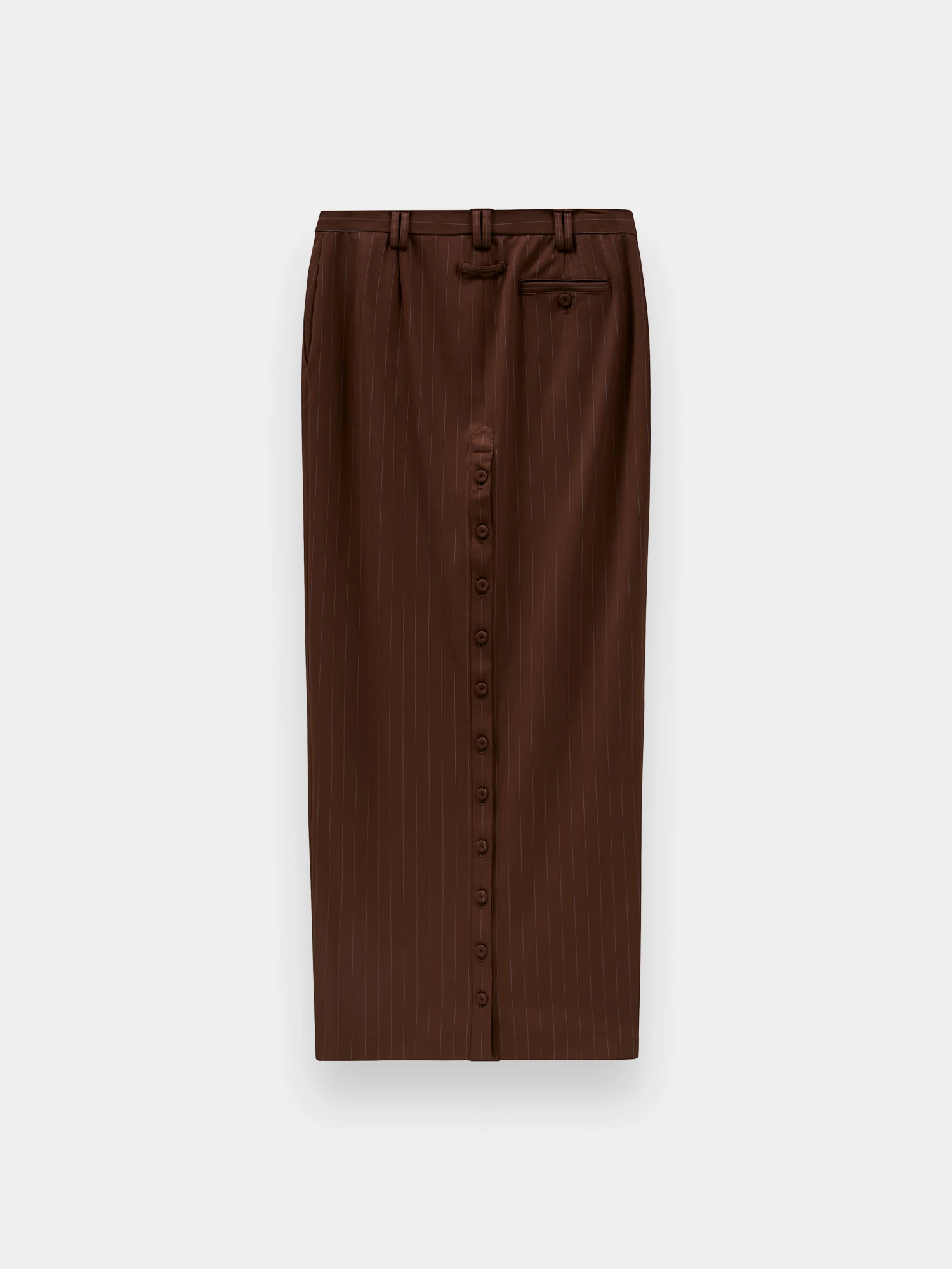 Женская юбка Jean Paul Gaultier Tailoring Pinstriped Brown/Light Blue