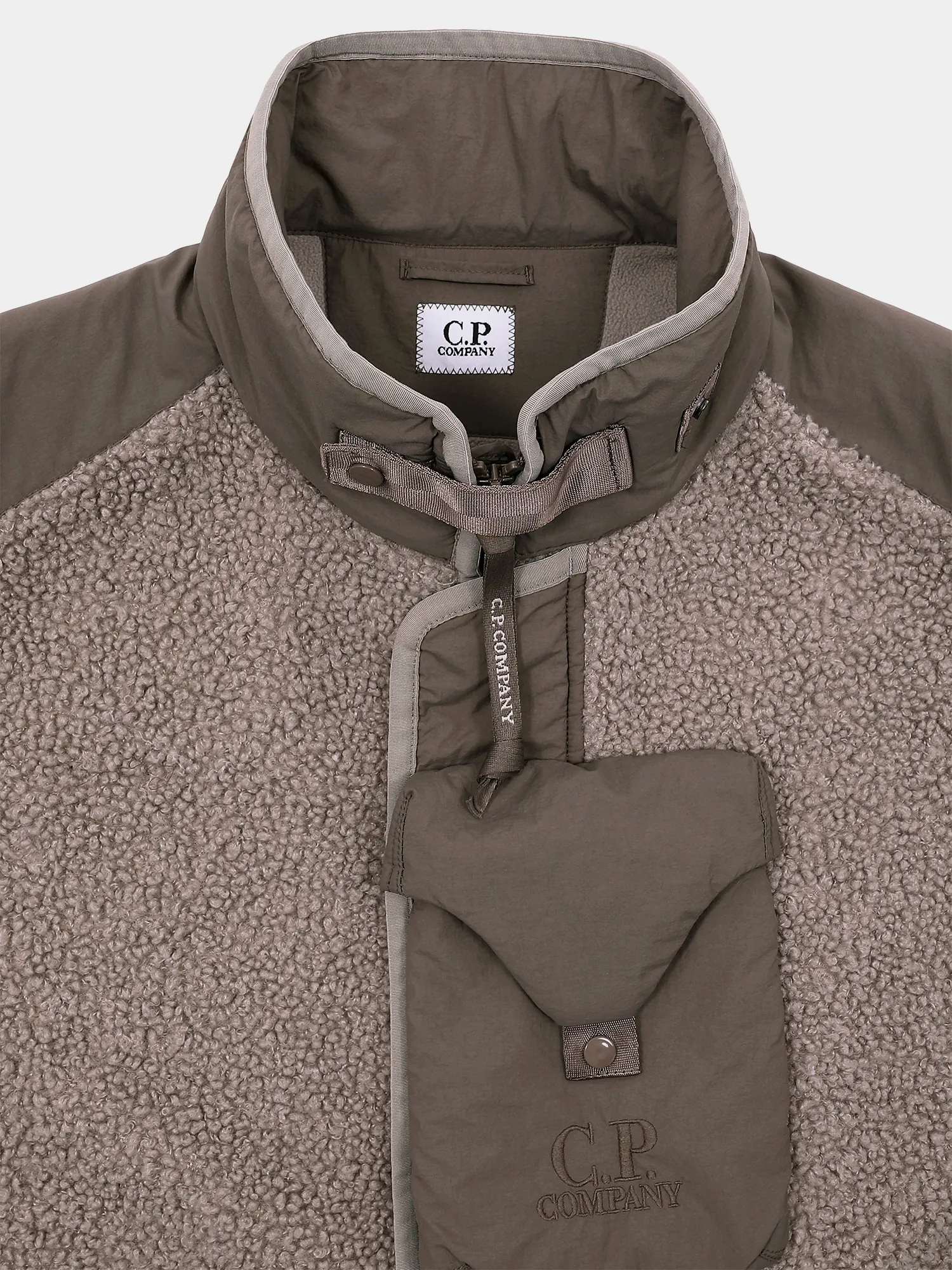 Жилет C.P. Company Polar Shell Mixed Vintage Khaki