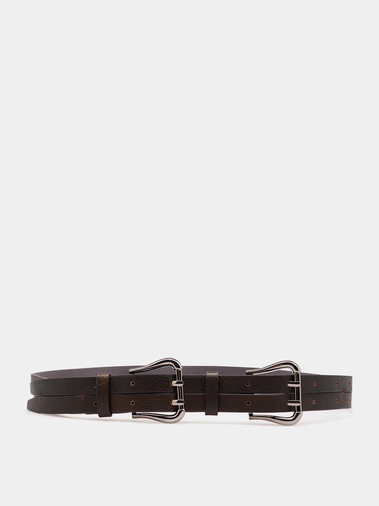 Ремень EPINGLER  2-Line Leather Brown
