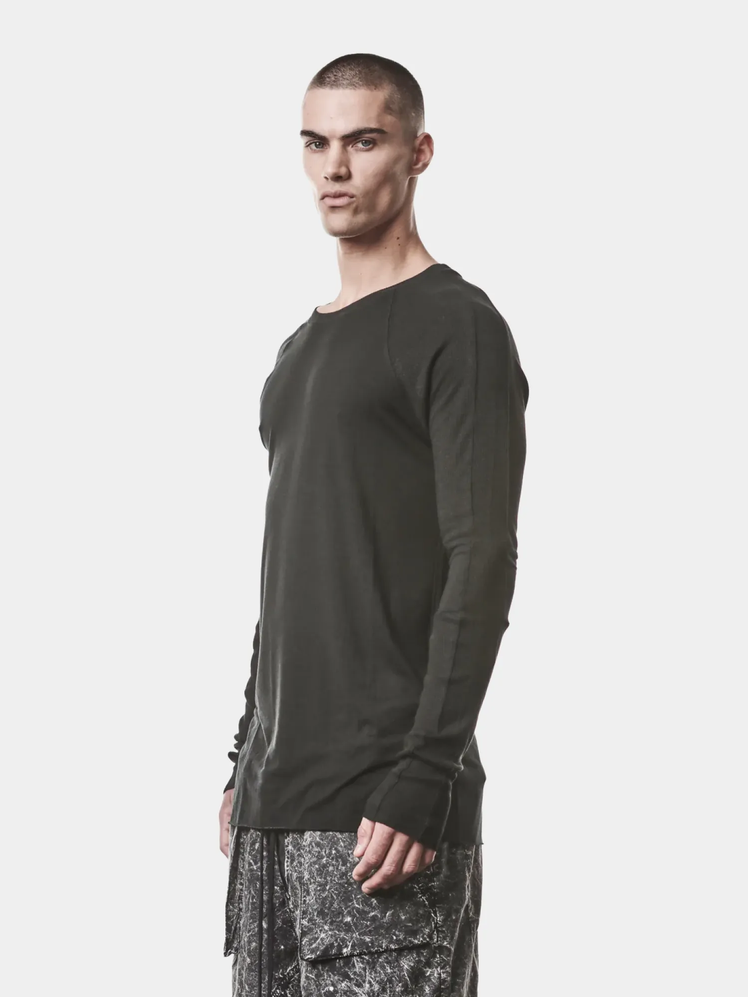 Лонгслив thom/krom M TS 941 Black