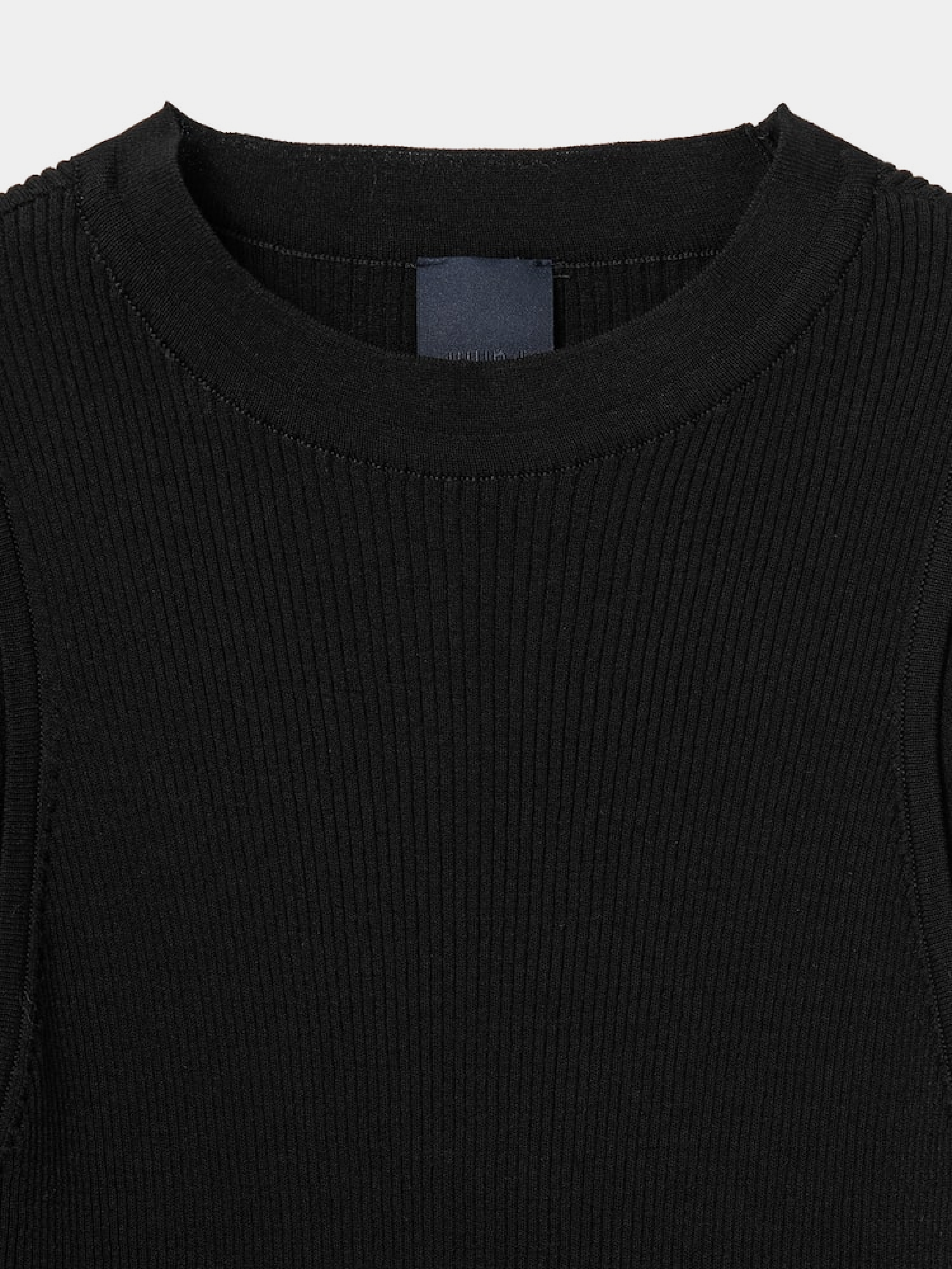 Женский пуловер JUUN.J See Through Round Neck Black