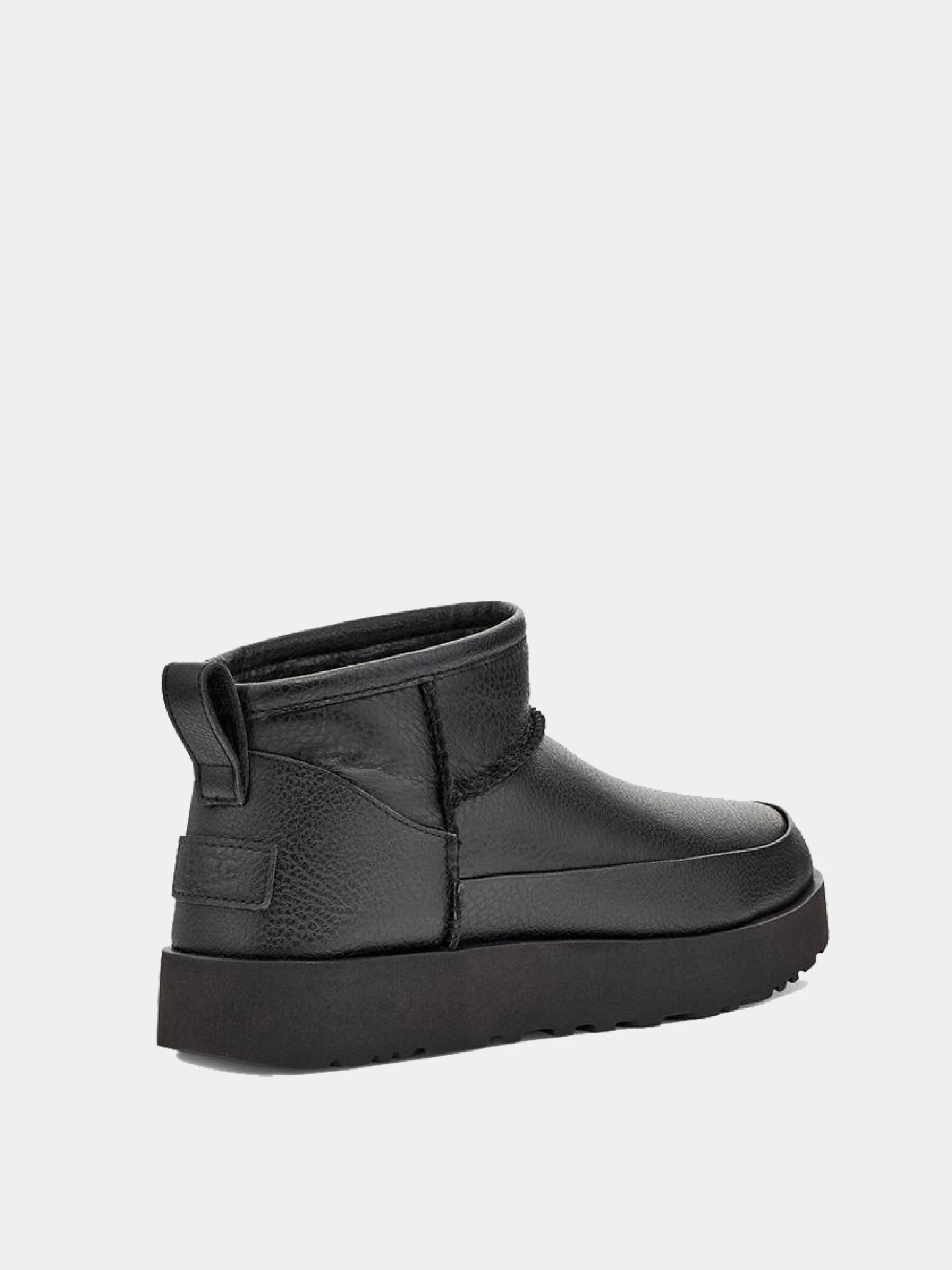 Полусапоги UGG Classic Ultra Mini Leather Black