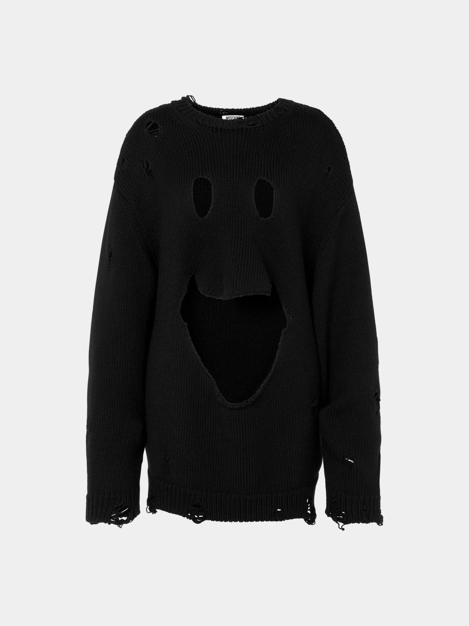 Женский пуловер MOSCHINO Smiley Pullover Black