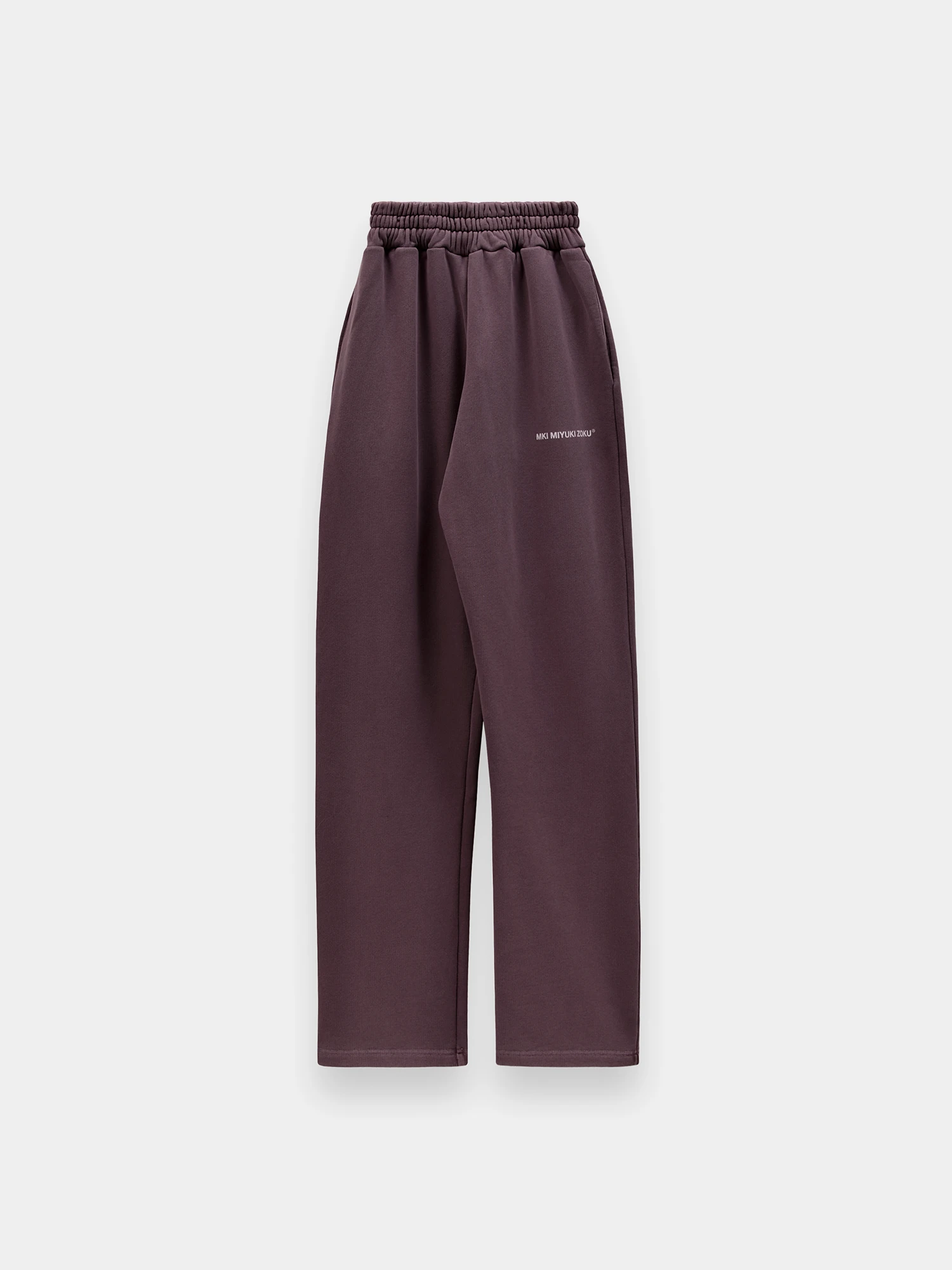 Брюки MKI MIYUKI ZOKU Uniform Wide Joggers Pigment Raisin