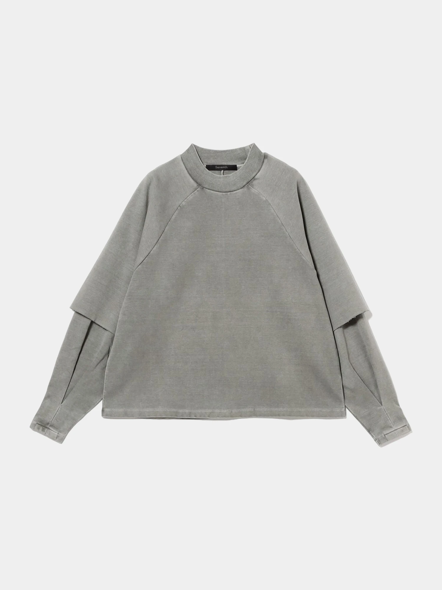 лонгслив seventh raglan layered sage fade