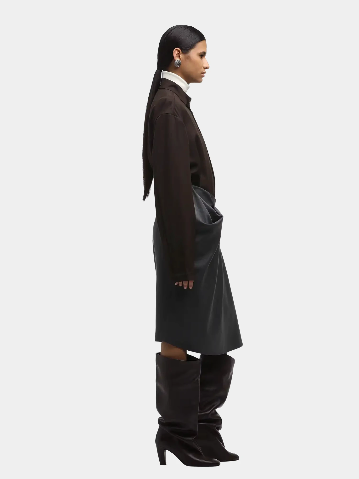 Женская юбка entire studios Crease Skirt Grey