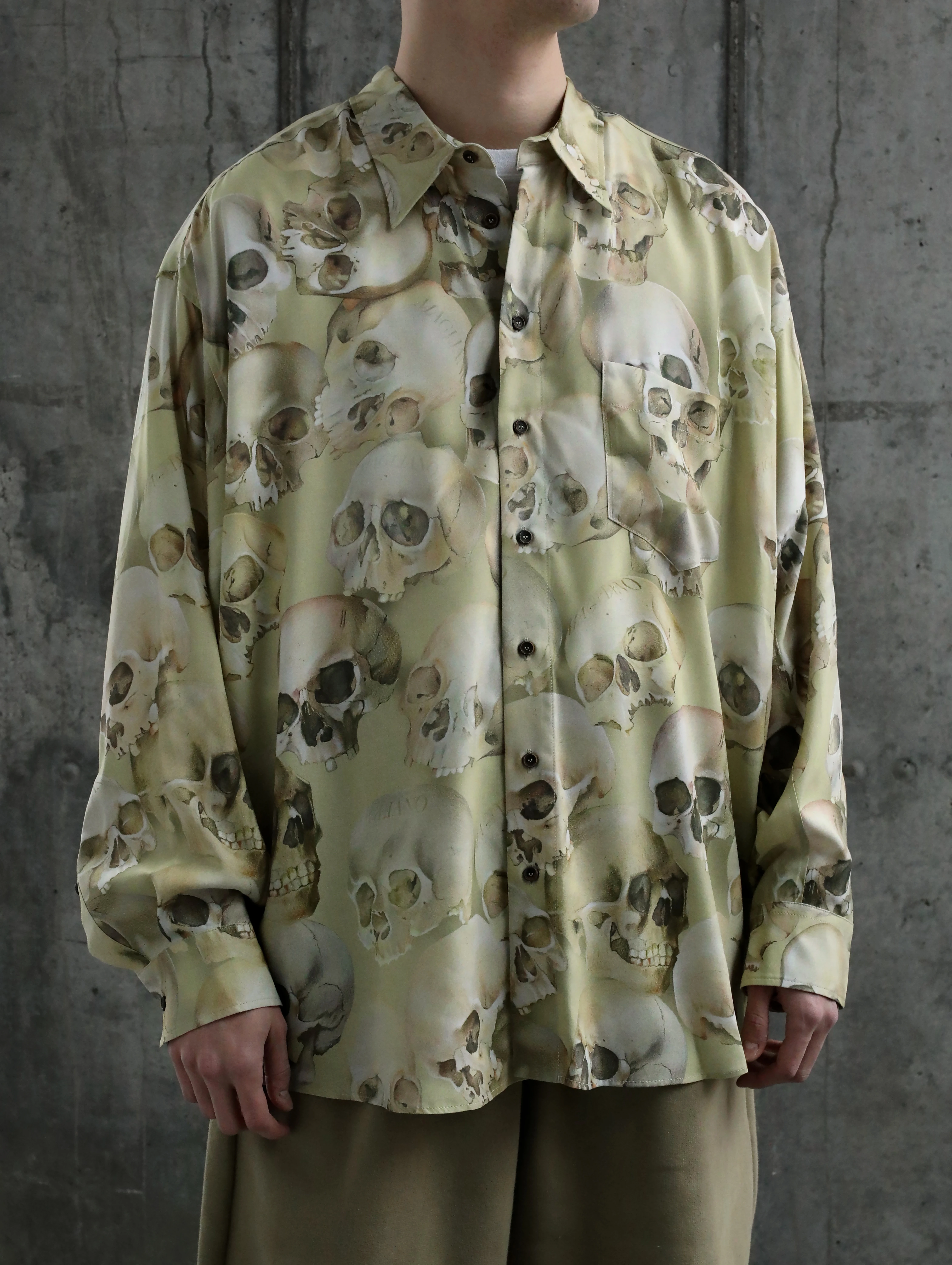 Рубашка Magliano Fontanelle Shirt Skull White