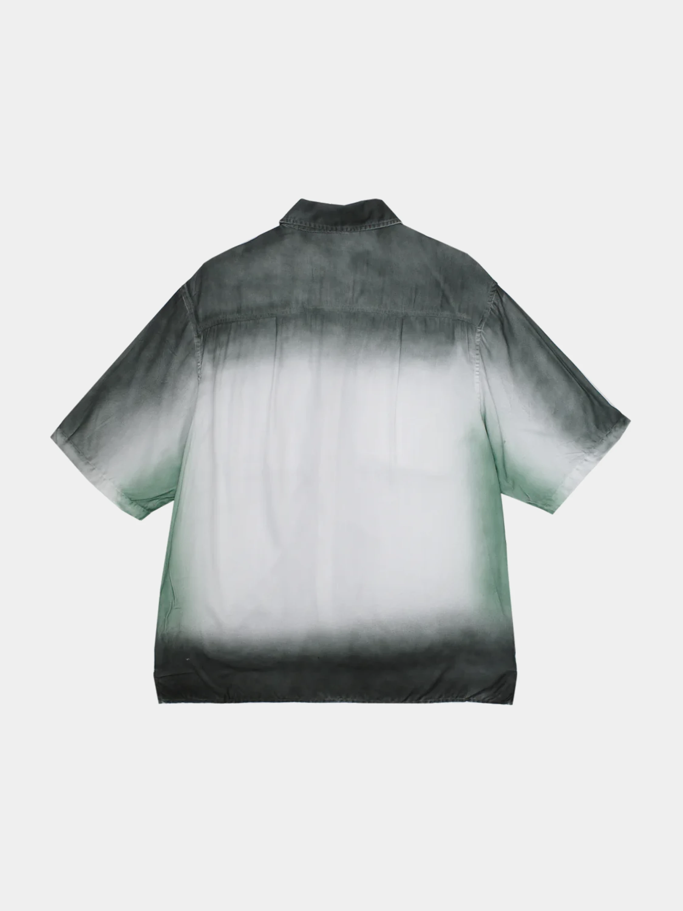 Рубашка Jungles Jungles Spray Dye Button Up White Grey