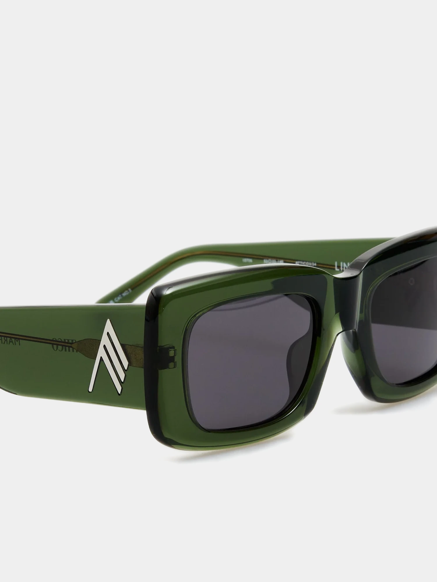 Очки THE ATTICO x Linda Farrow Marfa Military Green