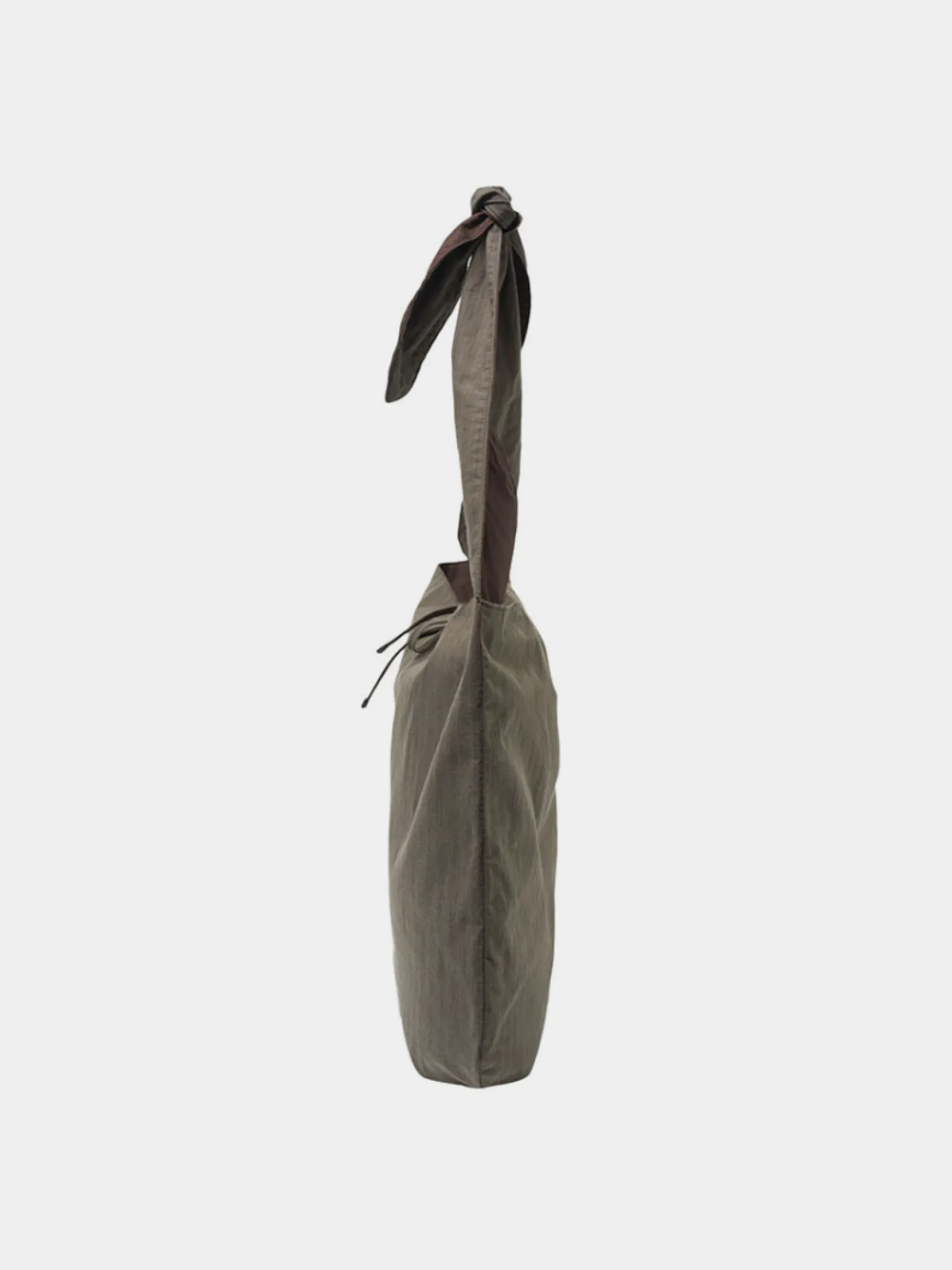 Сумка AMOMENTO Stripe Large Shoulder Brown