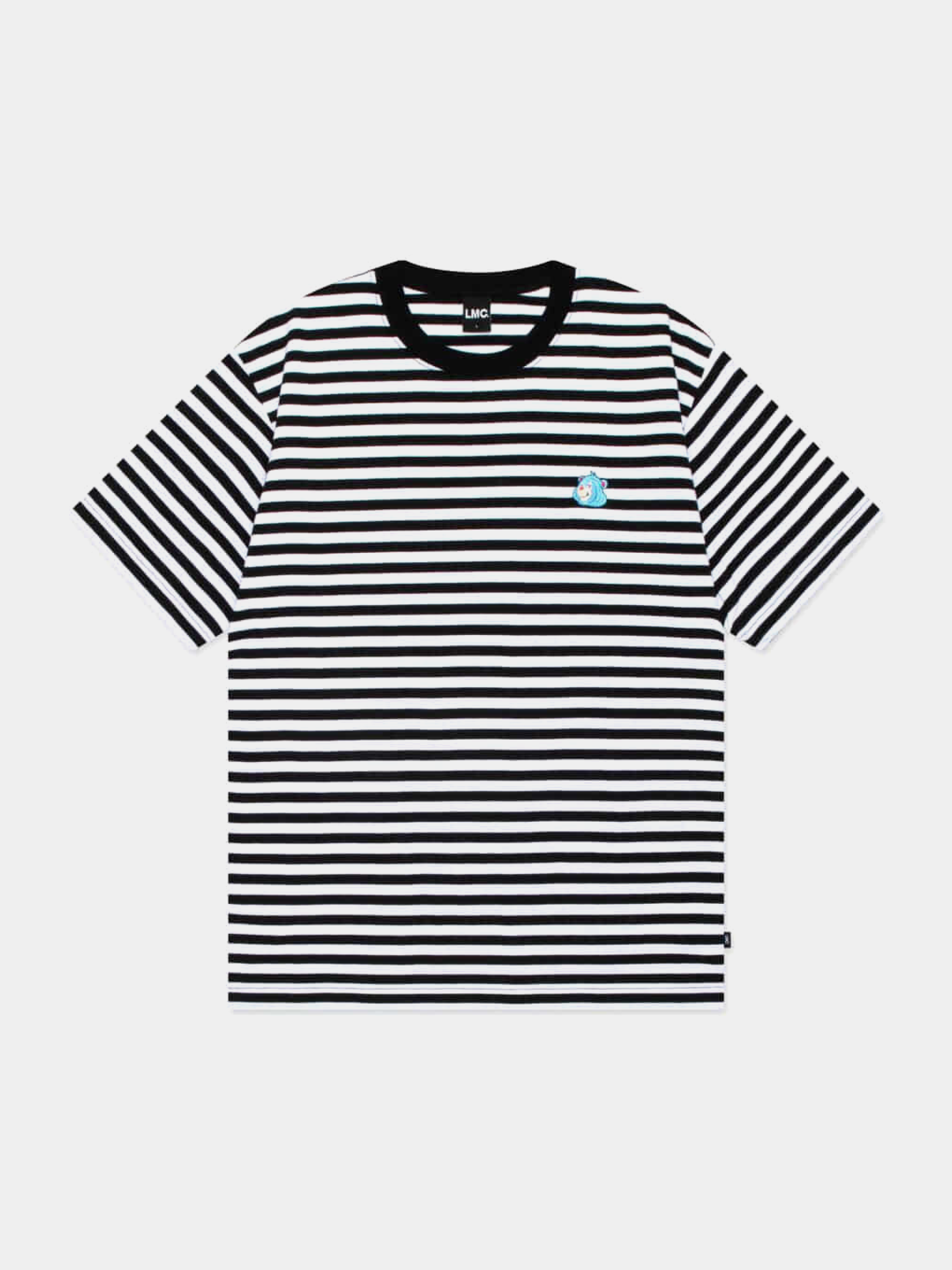 Футболка LMC Emb Bear Stripe Tee Black