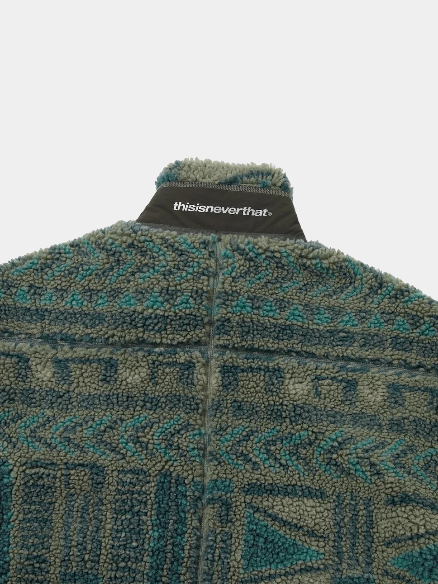 Флисовая куртка thisisneverthat SP Sherpa Fleece Olive
