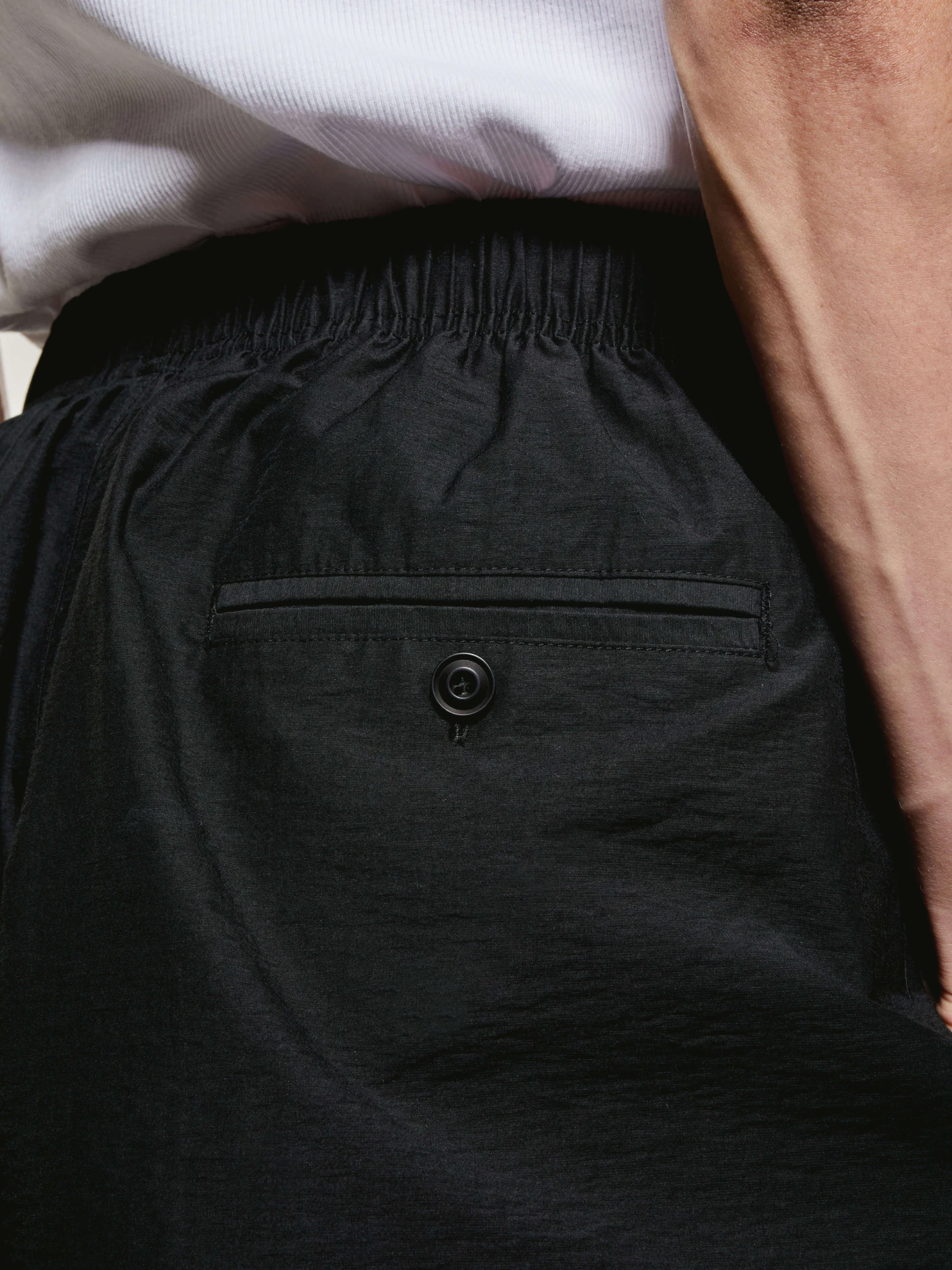 Шорты MKI MIYUKI ZOKU Washed Cotton Nylon Black