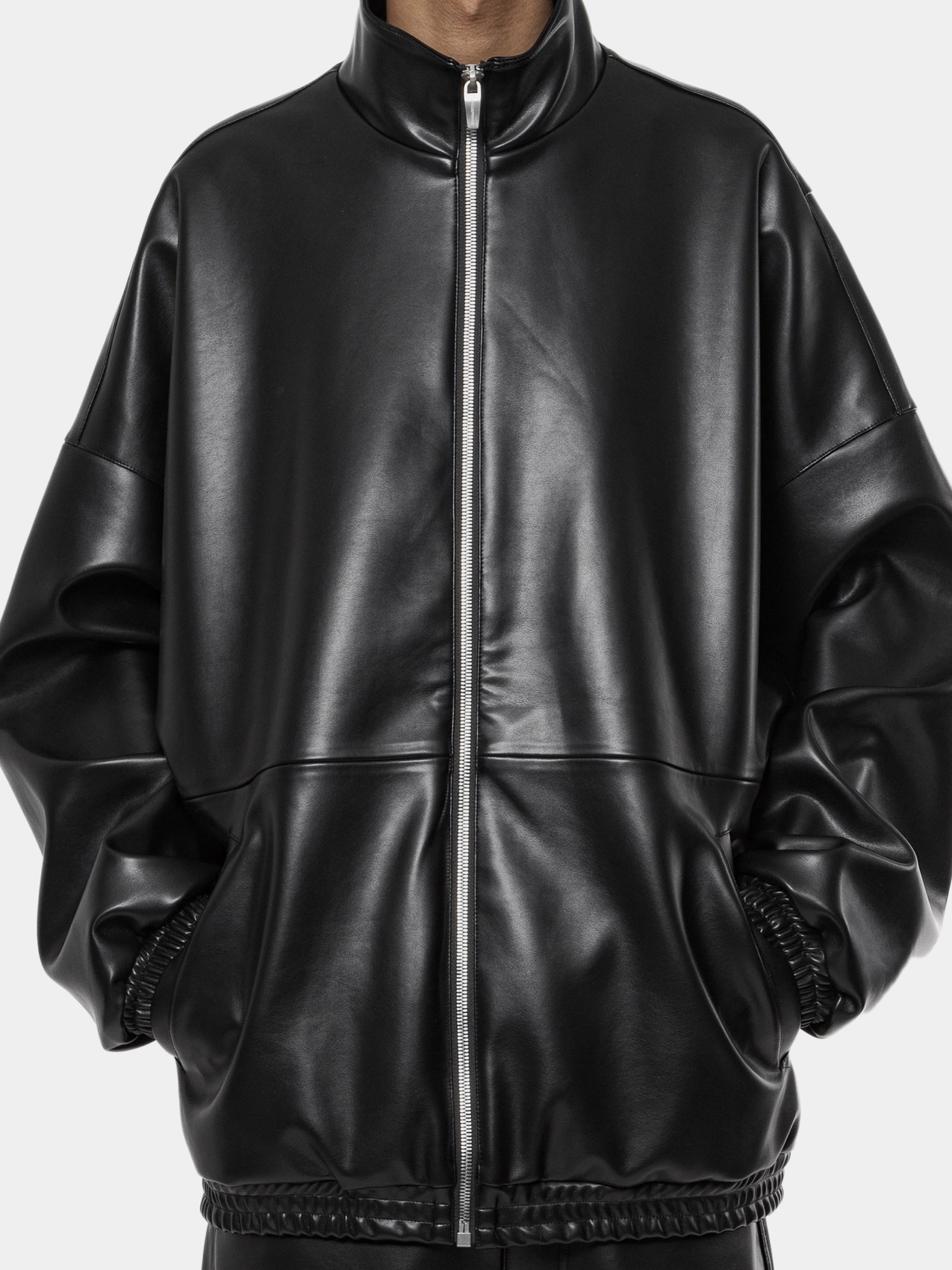 Кожаная куртка ARNODEFRANCE Leather Track Black