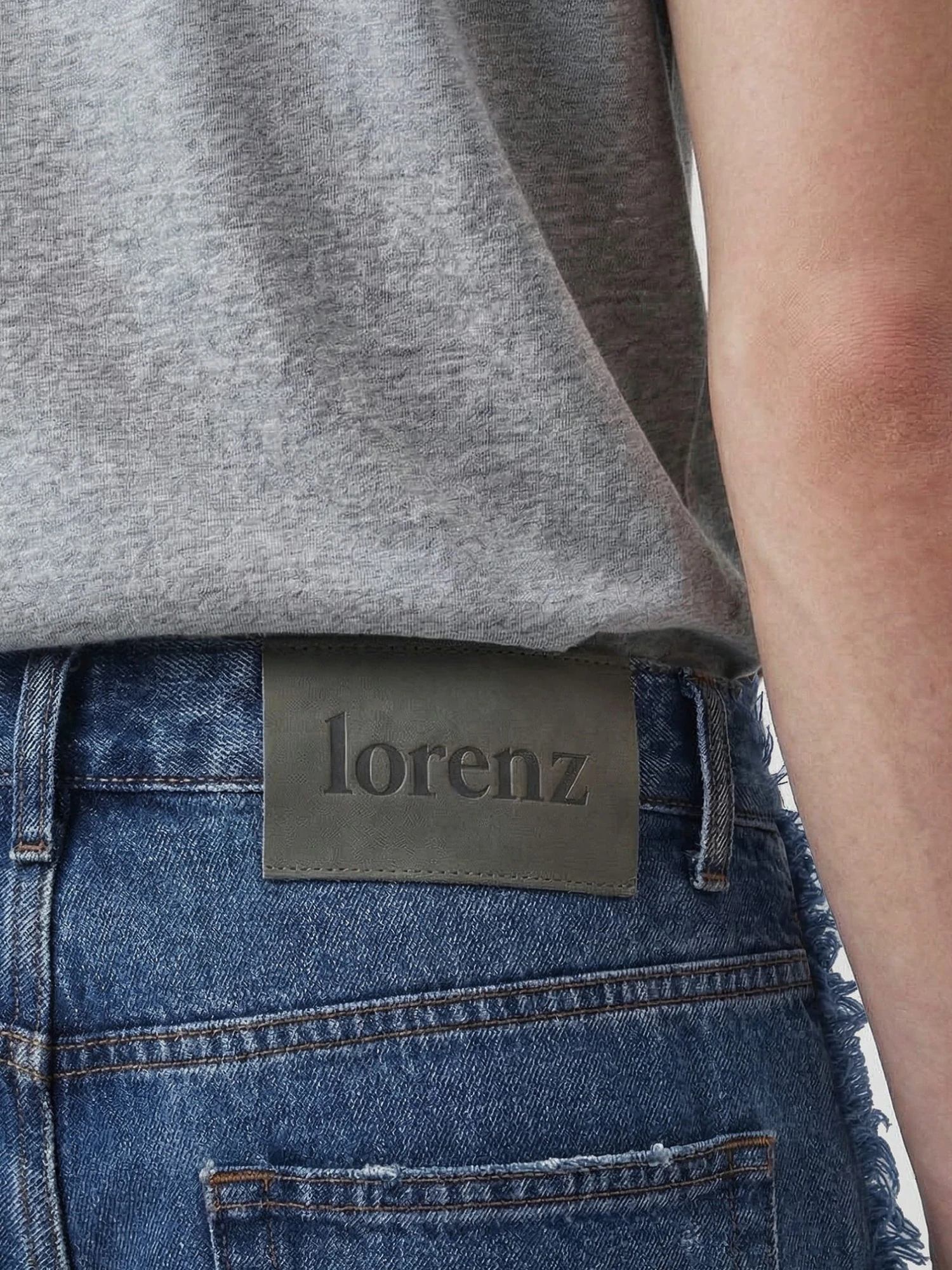 Джинсы lorenz Nico Fringe Washed Blue