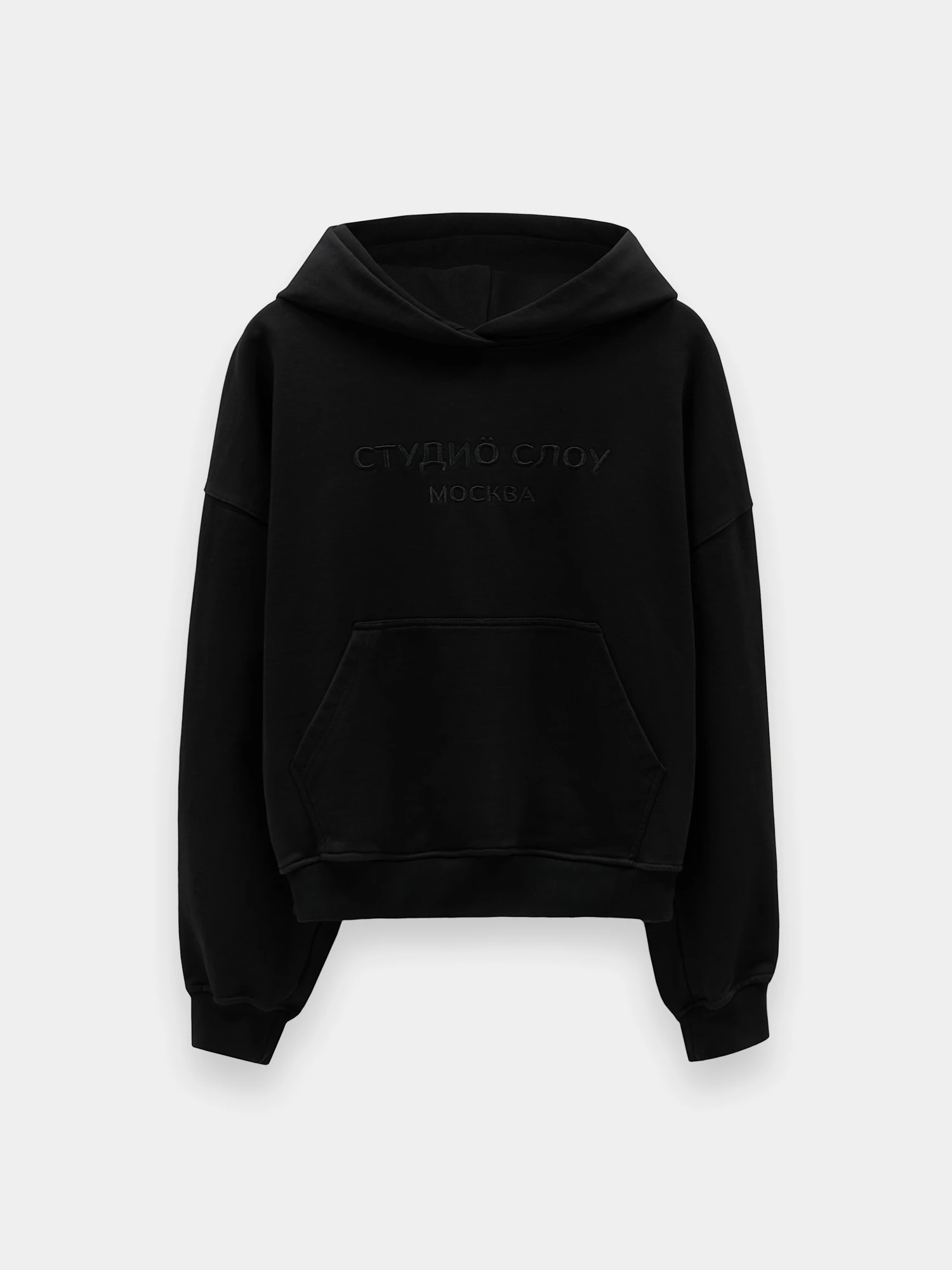 Худи Studio Slow x ÖMANKÖ Logo Hoodie Black