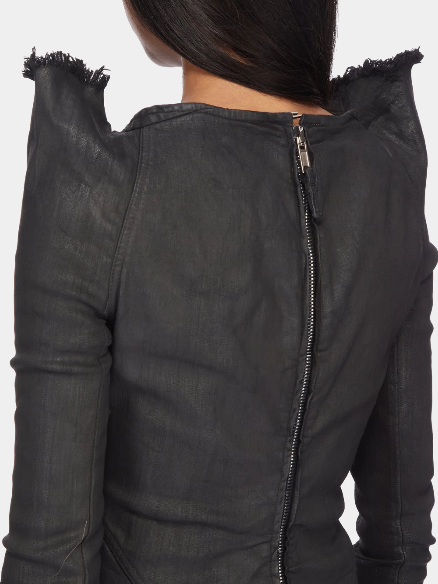 Женский топ RICK OWENS DRKSHDW Denim Tec Wax Black
