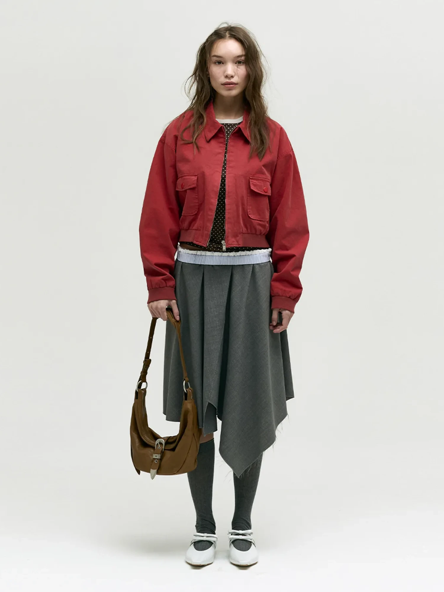 Женская сумка MARGESHERWOOD Belted Hobo Medium Vintage Camel