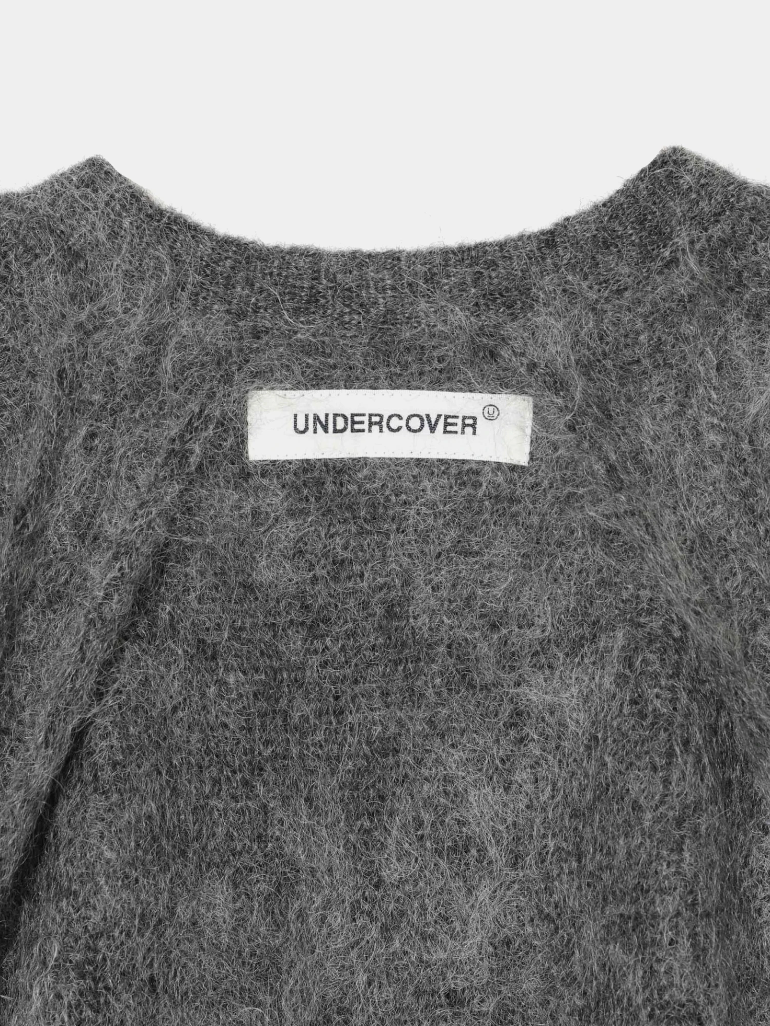 Кардиган UNDERCOVER Seam-Out Mohair Knit Charcoal