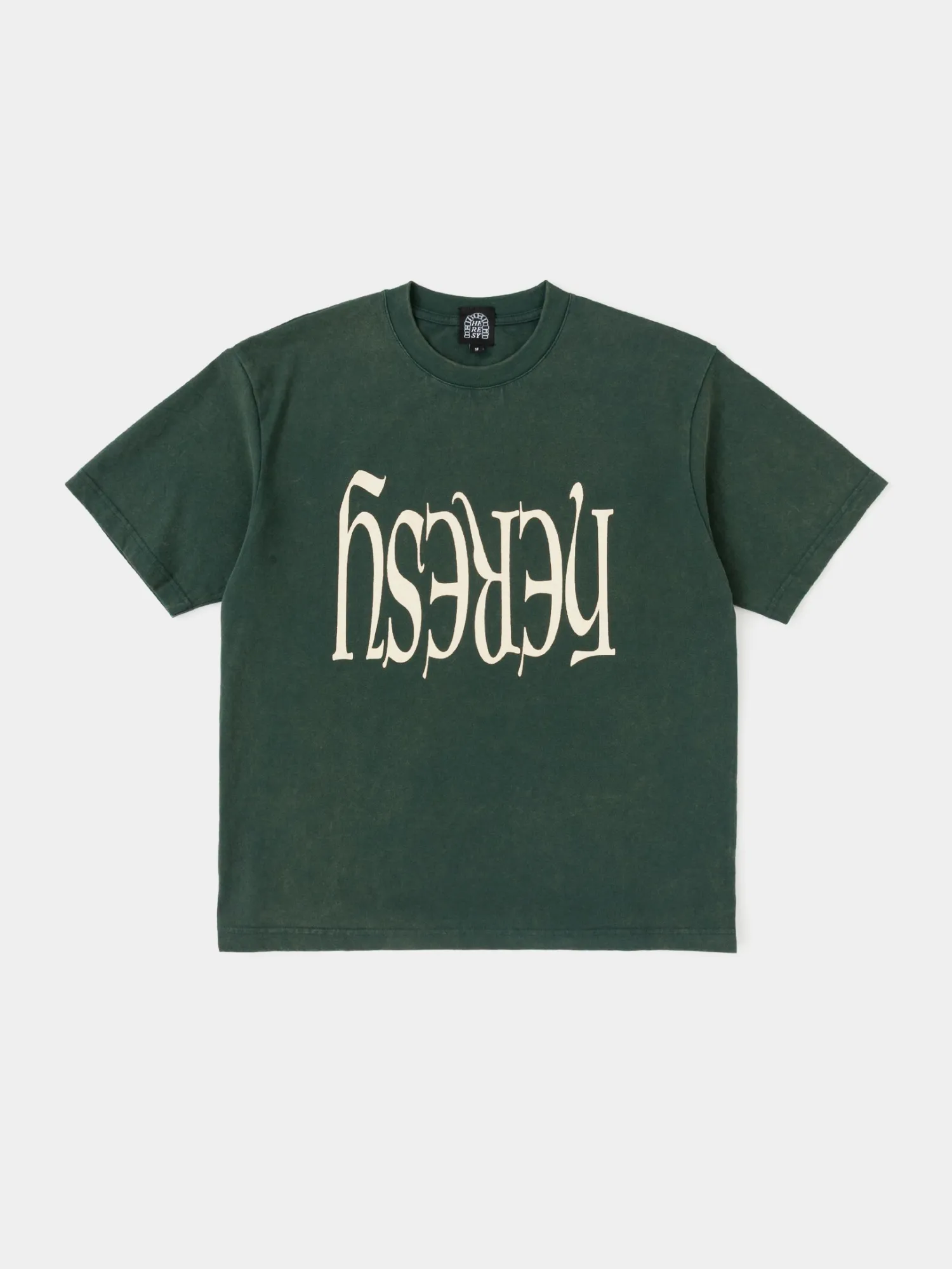 Футболка Heresy ʎsǝɹǝH Green