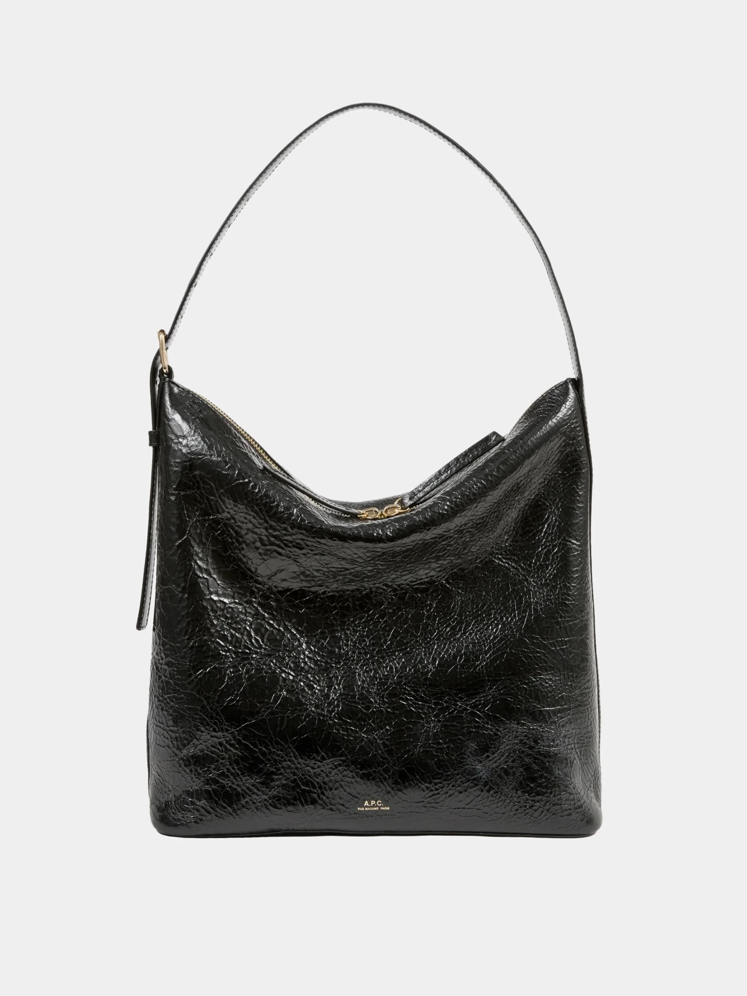 Сумка A.P.C. Vera Crinkled Leather Noir