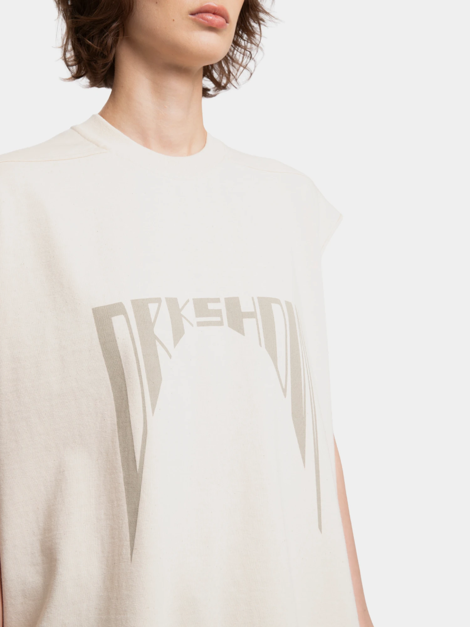 Футболка RICK OWENS DRKSHDW Tarp Natural/Pearl