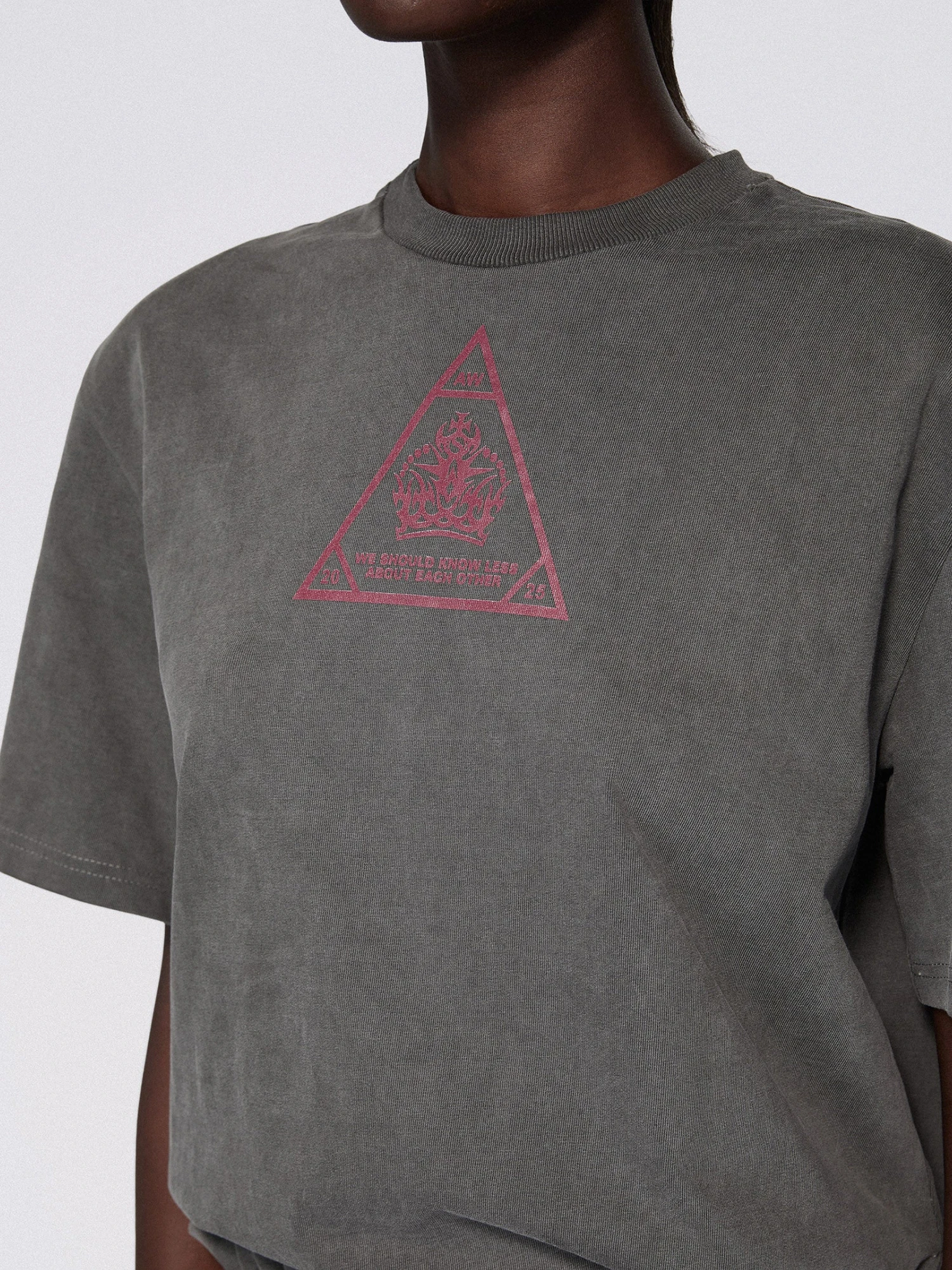 Женская футболка SRVC Scrt Type 0 Tee Charcoal