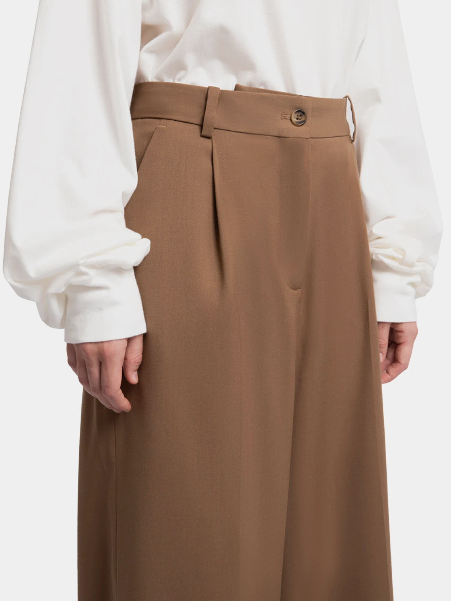 Женские брюки Han Kjøbenhavn Boxy Suit Trousers Light Brown