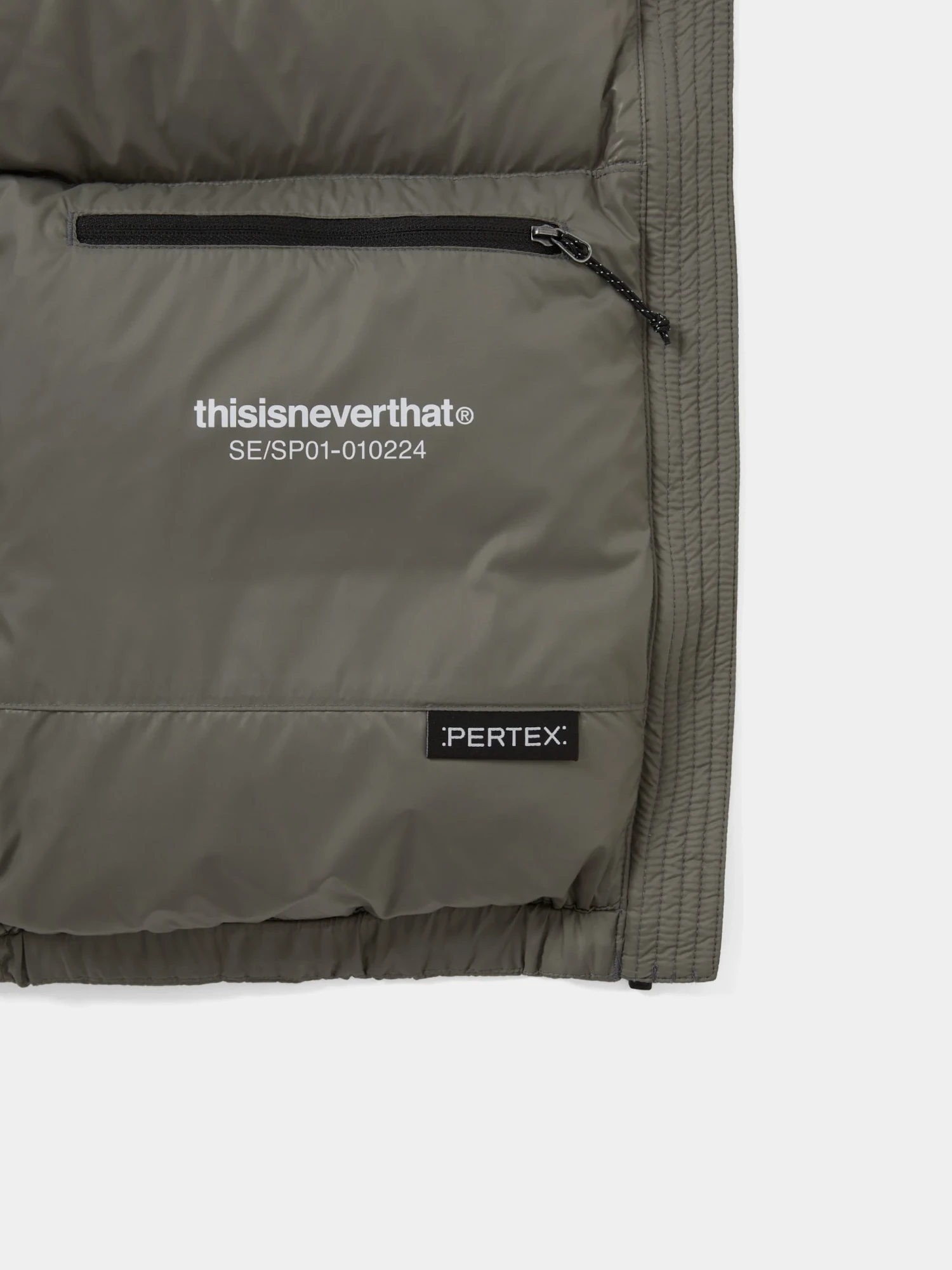 Пуховик thisisneverthat Pertex T Down Dark Sage