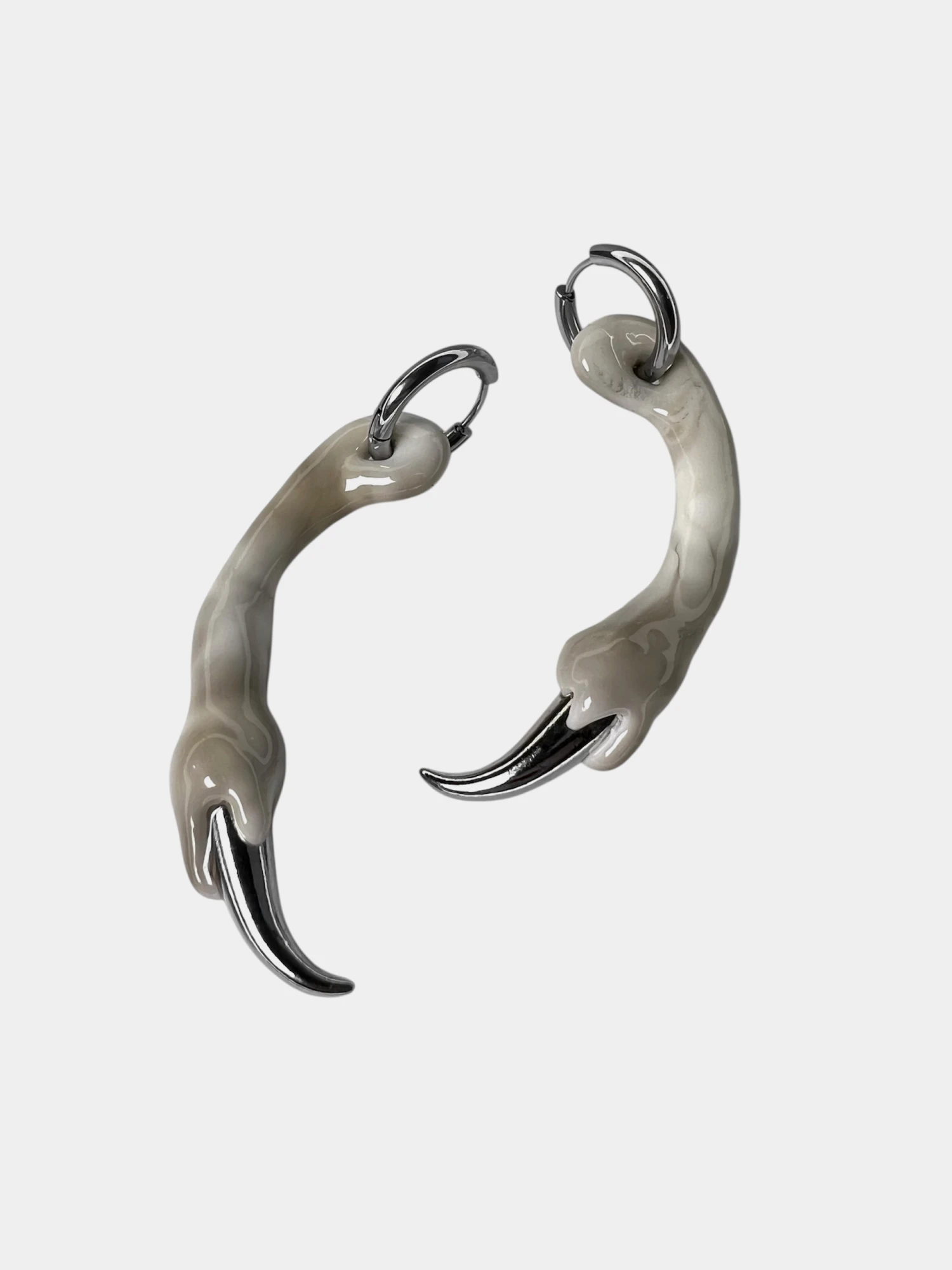 Серьги CASPER DIY Bone earrings