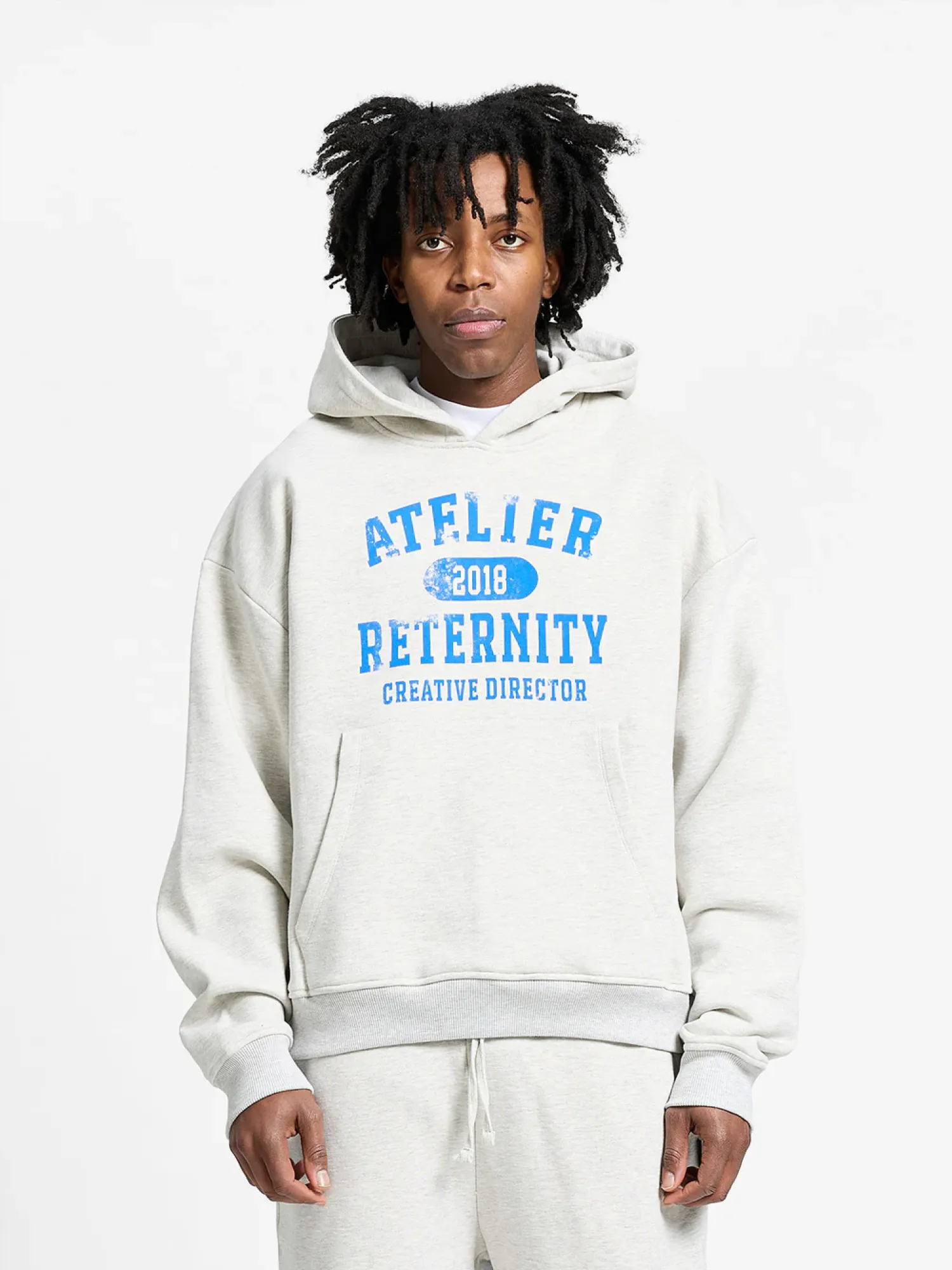 Худи RETERNITY Atelier Emblem Melange Grey