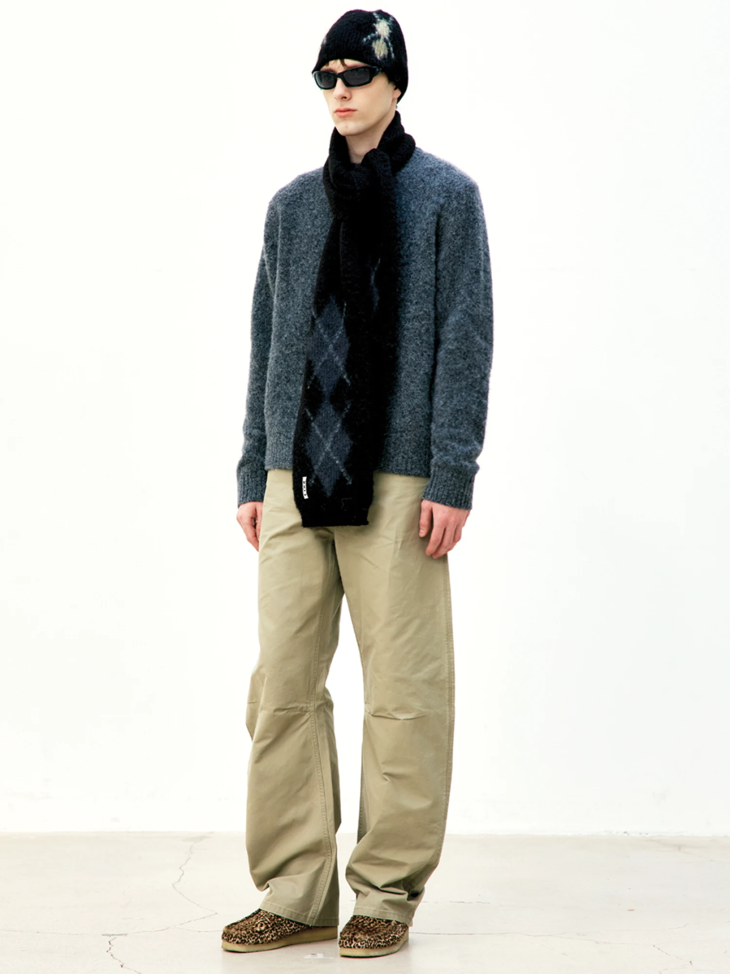 Свитер COOR Hairy Alpaca-Blend Melange Grey