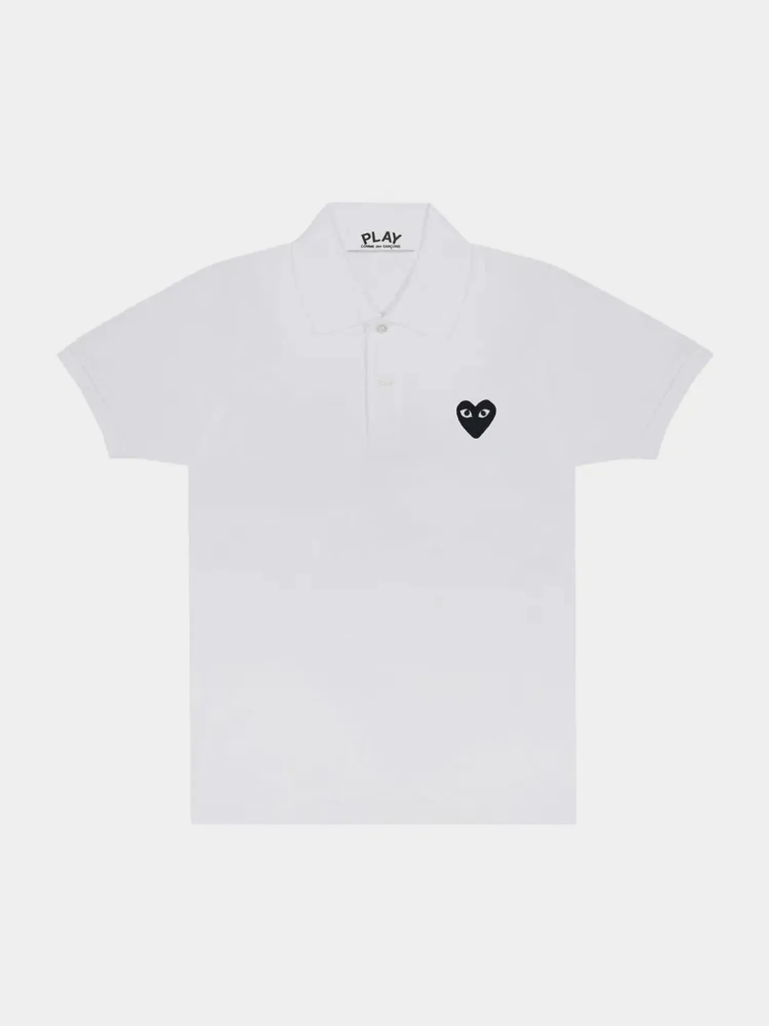 Поло Comme des Garcons Play Black Heart White