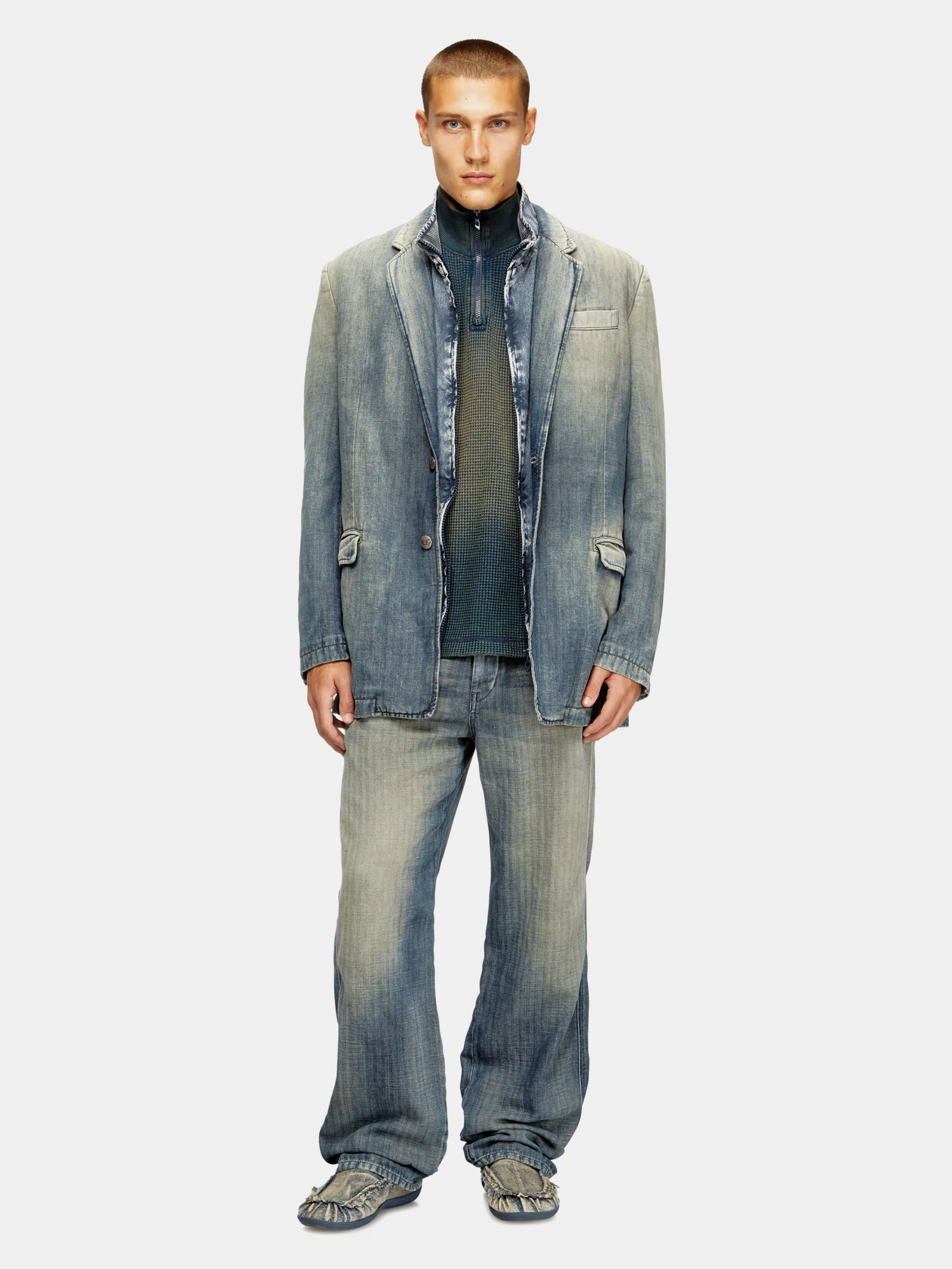 Блейзер Diesel D-Reger-D Denim Grey/Blue
