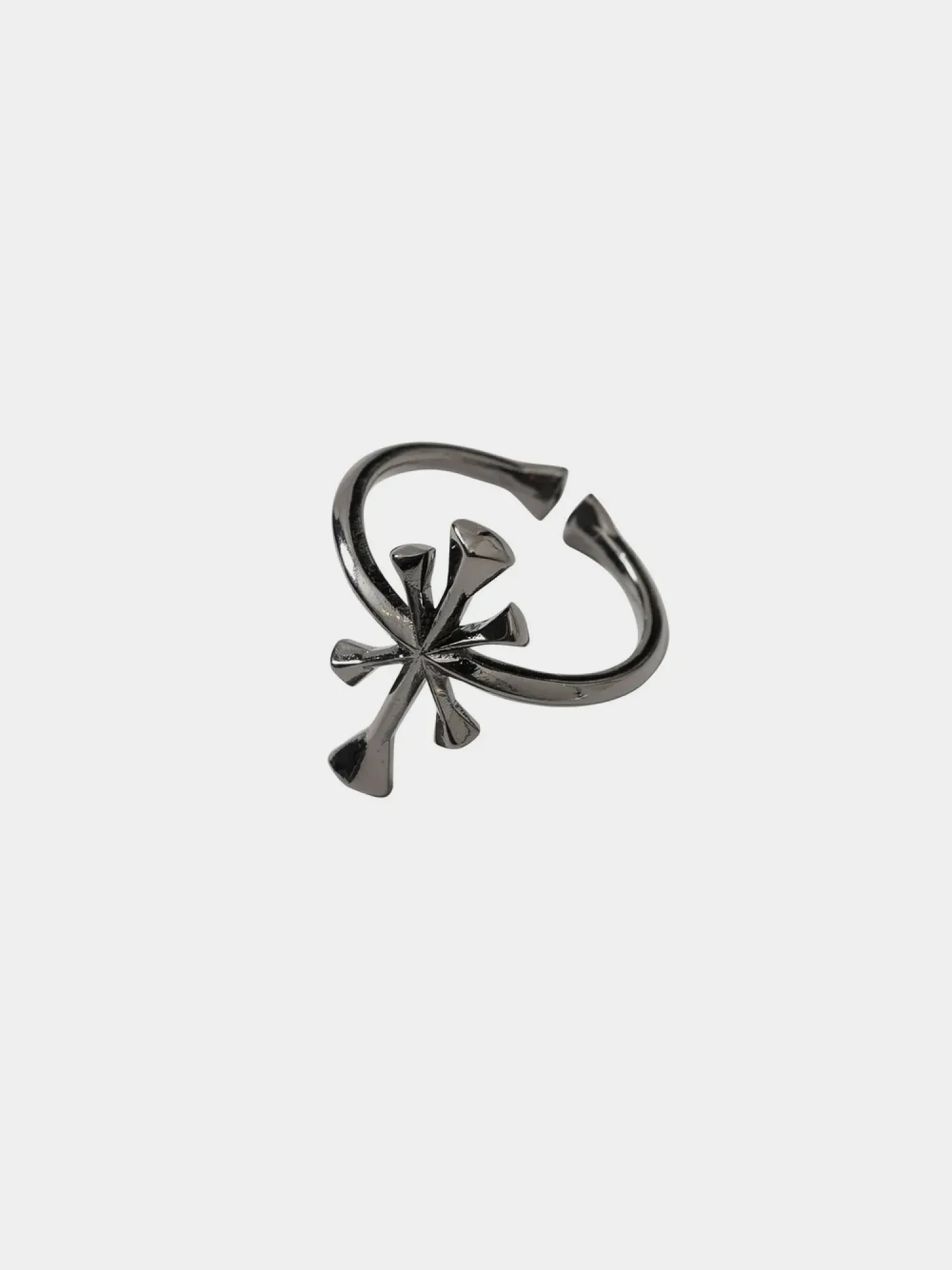 Кольцо AJOBYAJO Cross Symbol Black