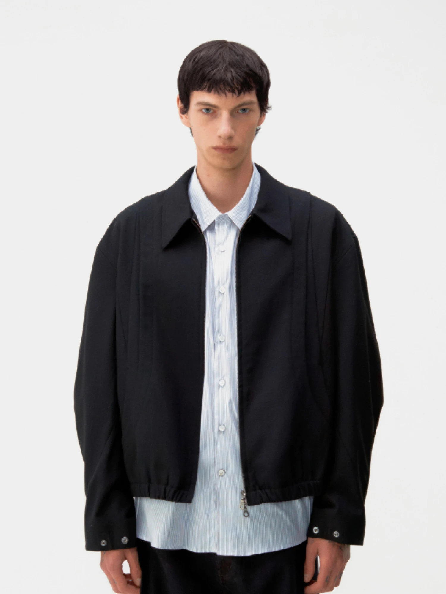 Куртка COOR Wool Blouson Black