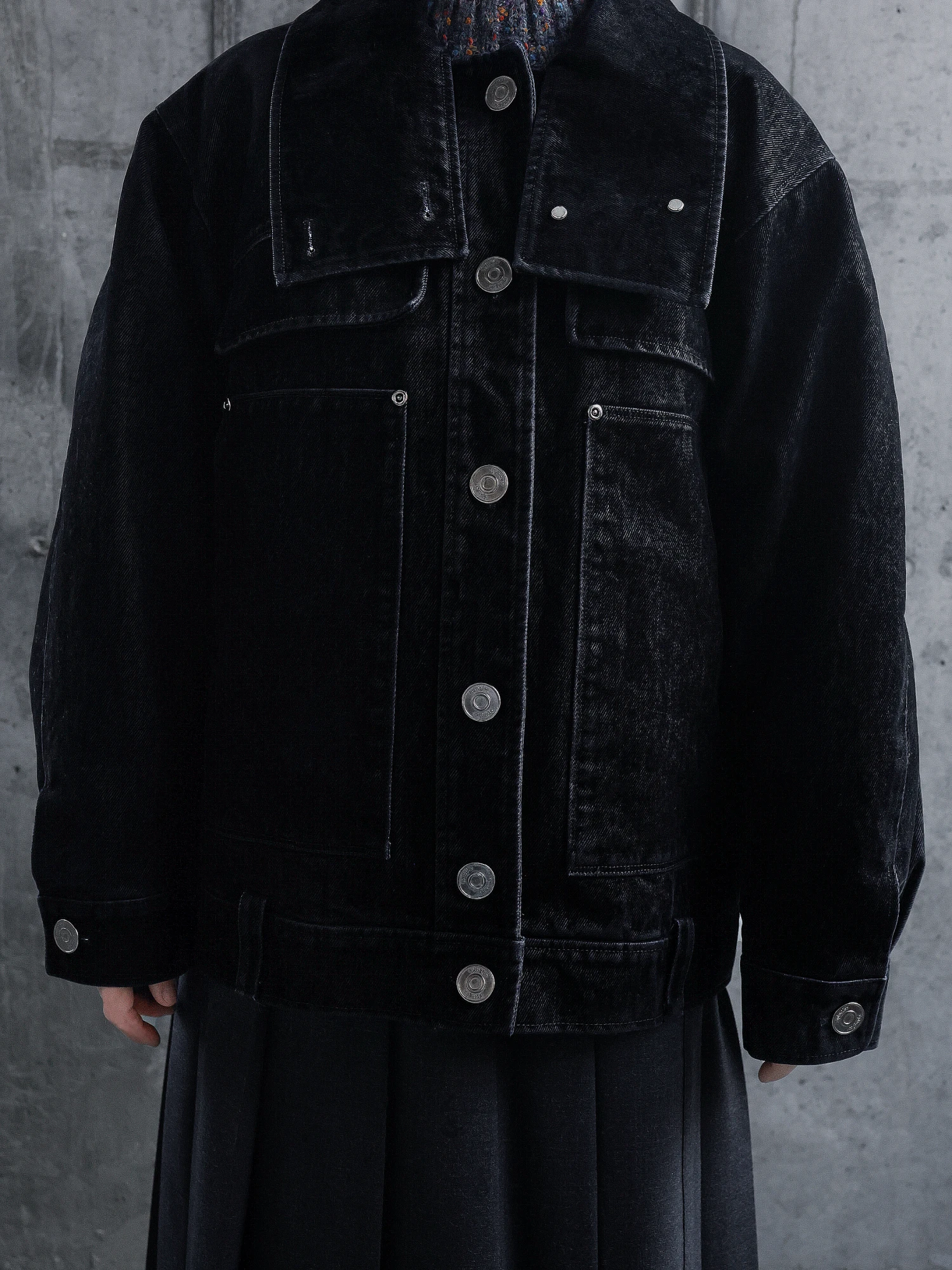 Женская куртка EPINGLER Oversized Denim Navy