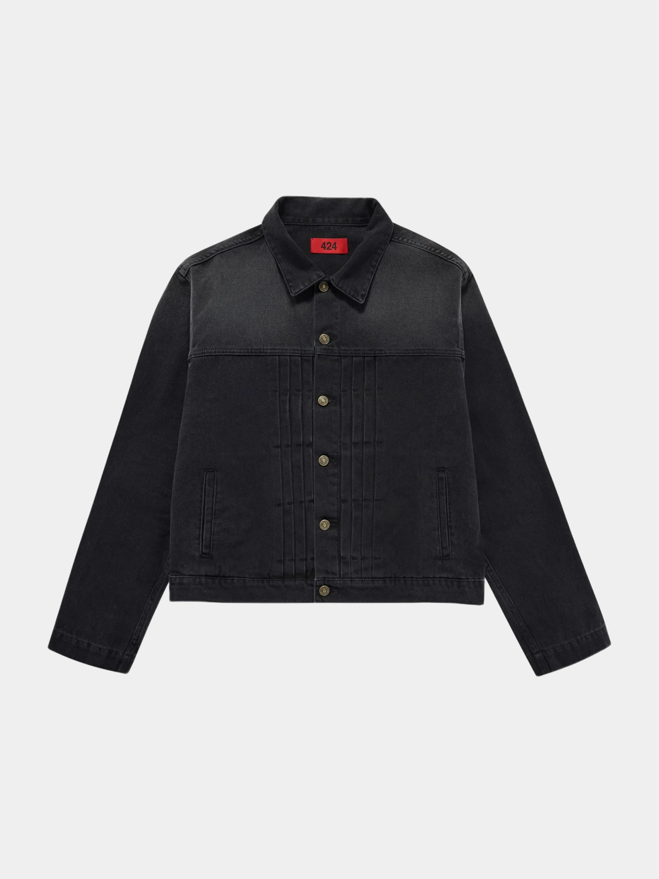 Джинсовая куртка 424 Denim Trucker Skou Llight Black