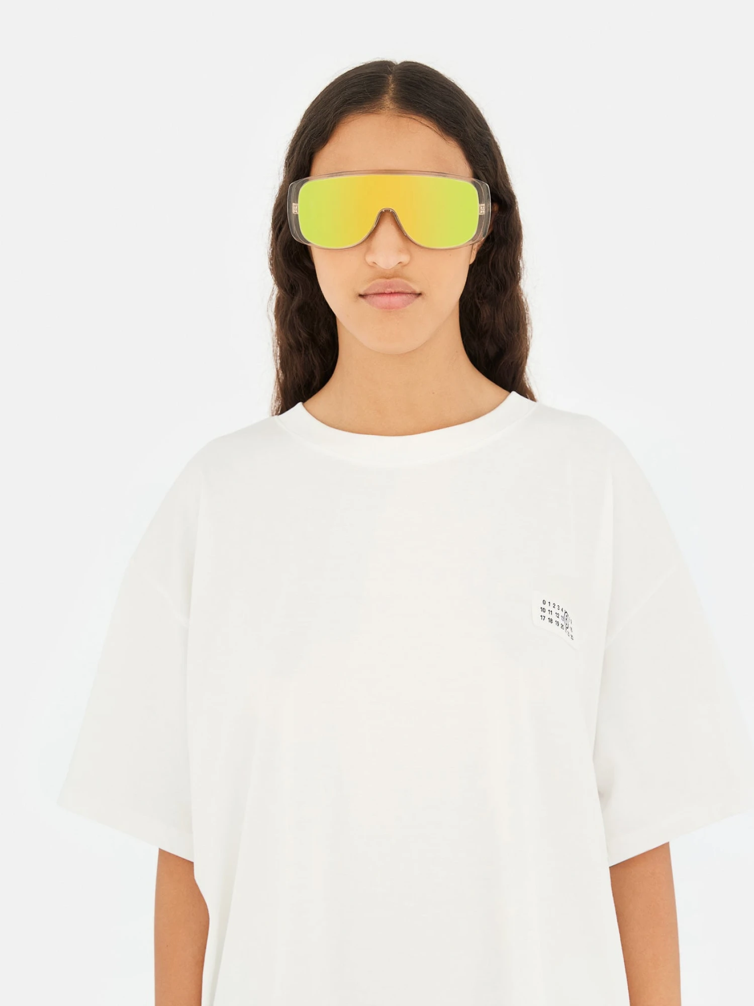 Очки MM6 Maison Margiela Mask Ivory