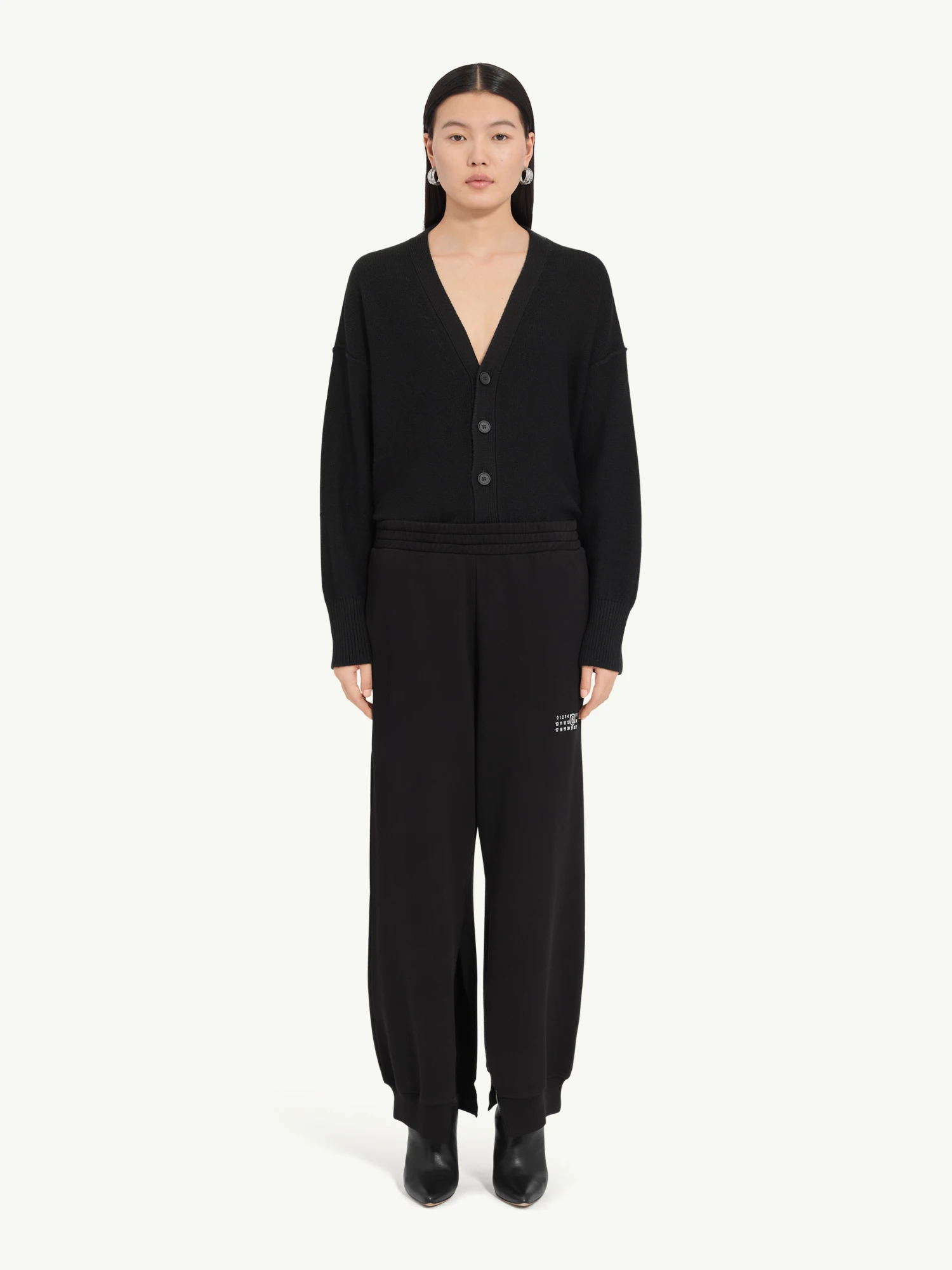 Женские брюки MM6 Maison Margiela Numeric Black