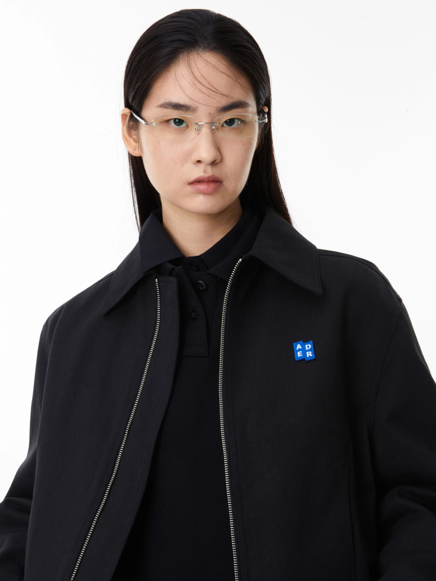 Овершот ADERERROR Sig; BL Tag Jacket 01 Black