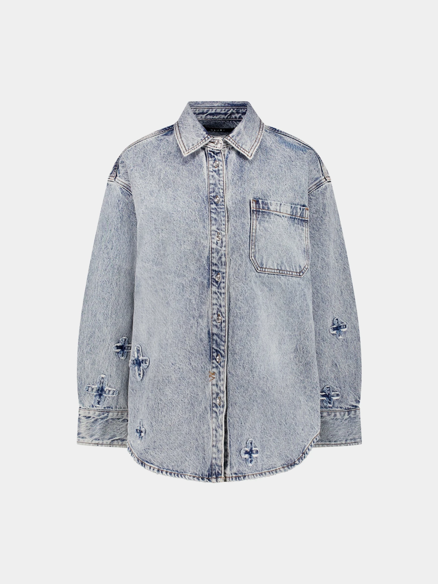 Женская Рубашка Ksubi Oversized Shirt Klassic Kraftwerk