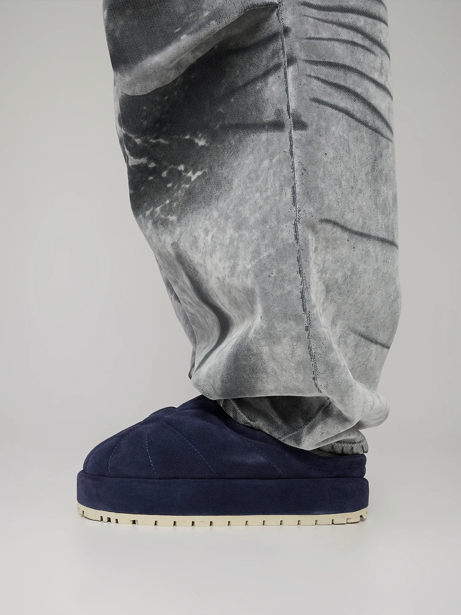 Сабо PDF Sole Uranus Nabuk Slides Blue