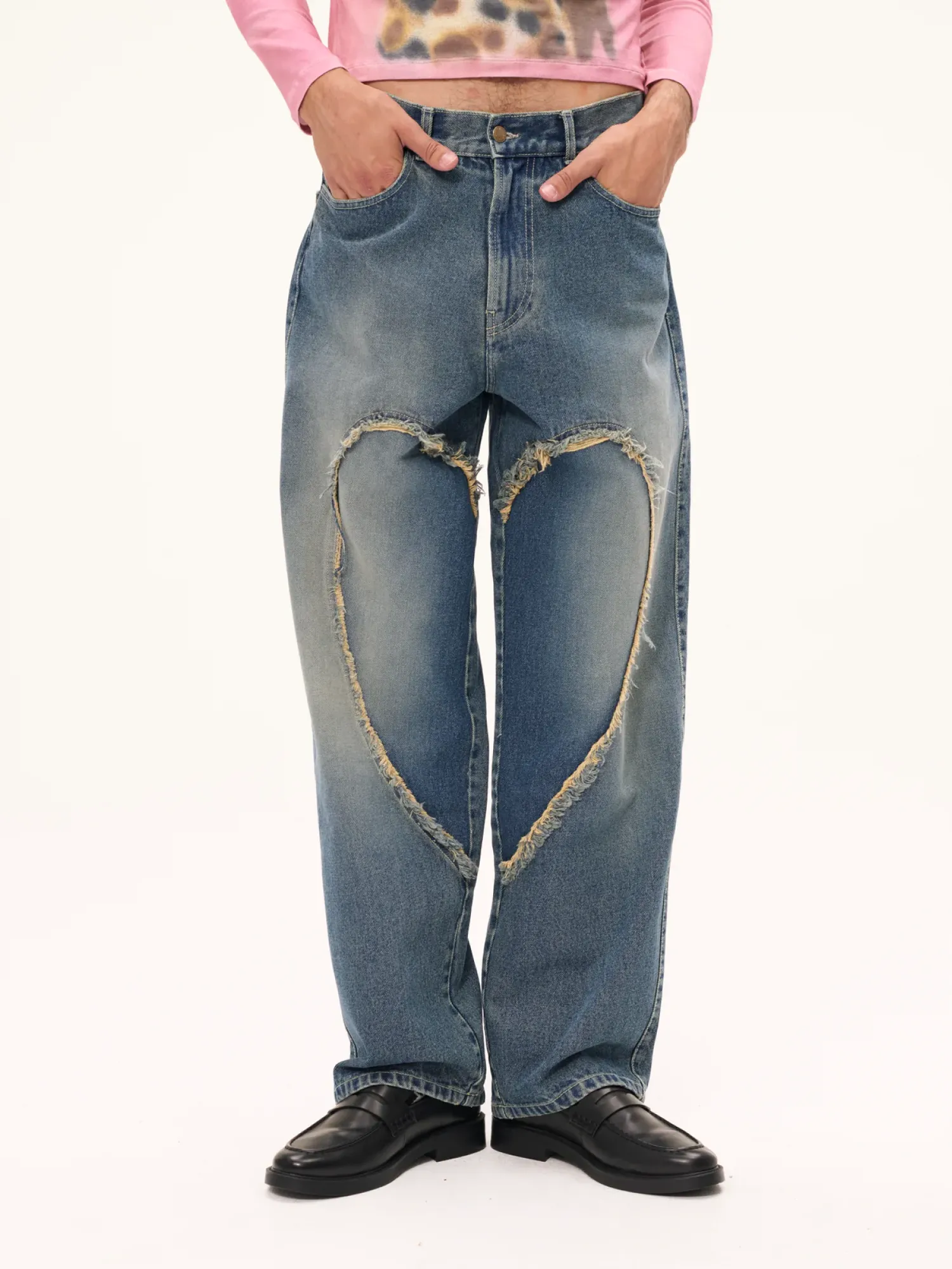 Джинсы Carne Bollente Love Pants 00's Jet Bleached Blue