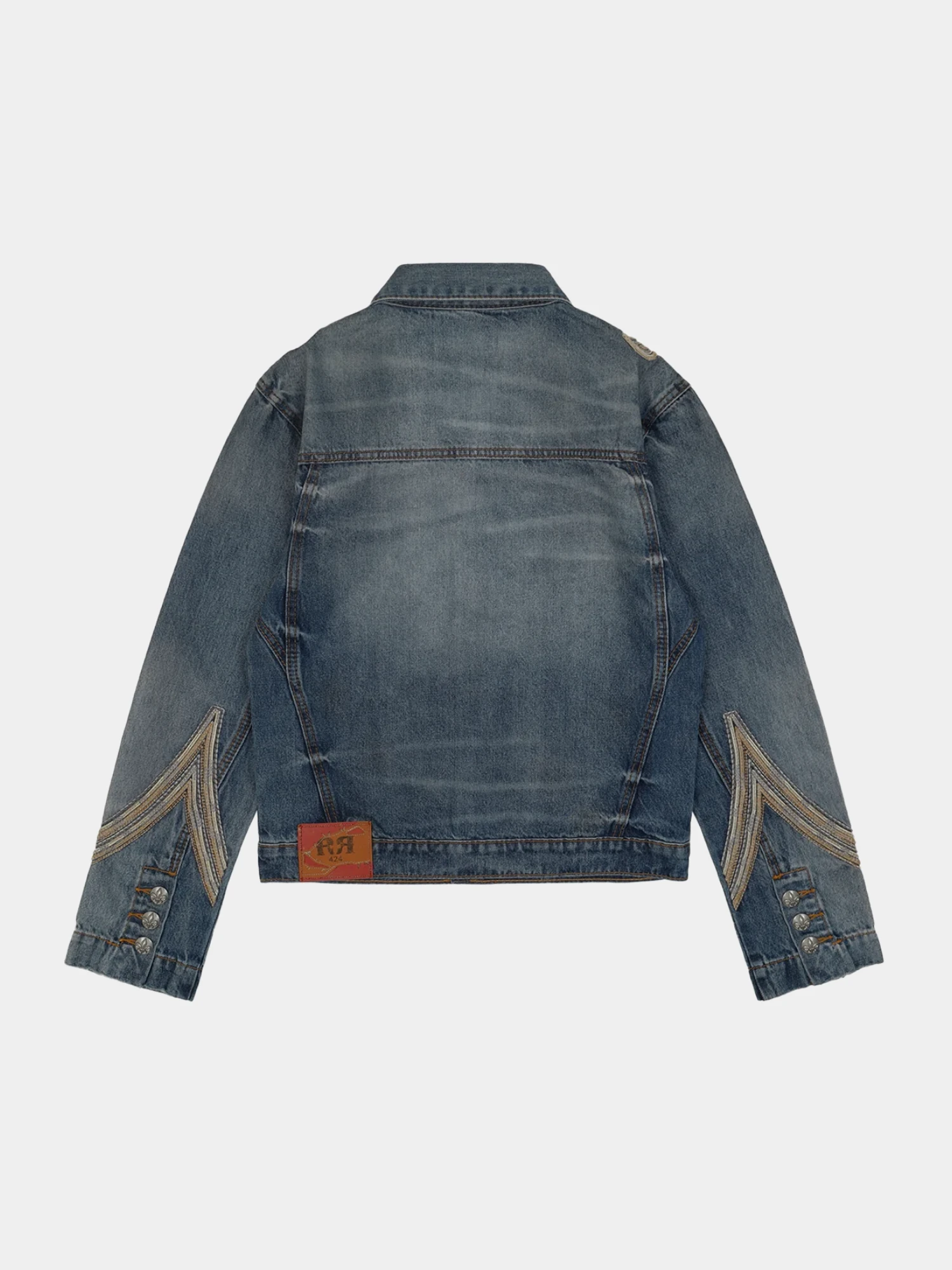 Джинсовая куртка 424 x Rock Revival RR Alias Trucker Dark Washing
